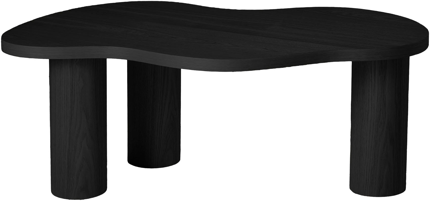 SalesFever Couchtisch »Couchtisch 90x51 cm« Markante organische Form mit skulpturalem Charakter