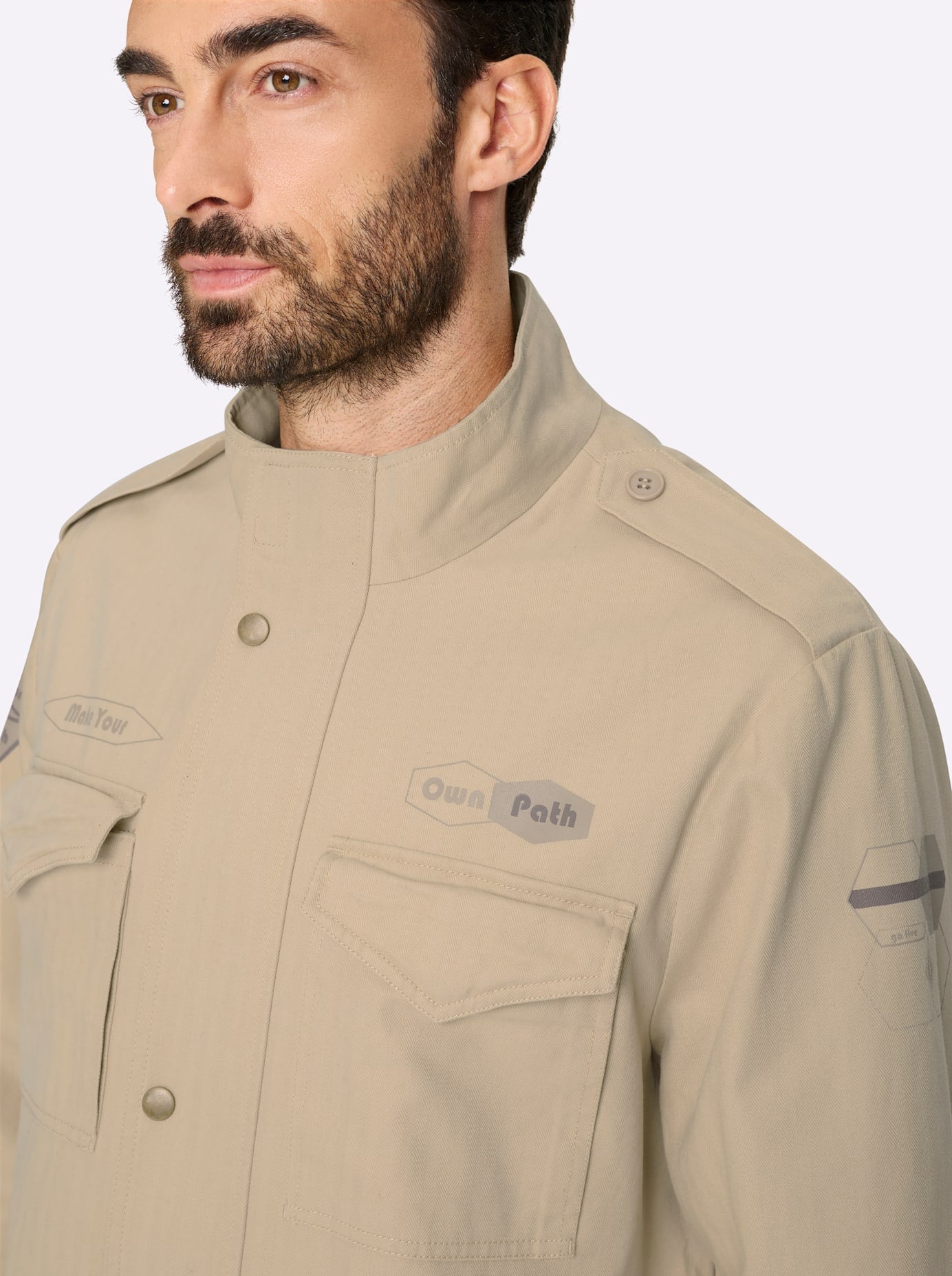 Marco Donati Langjacke ohne Kapuze