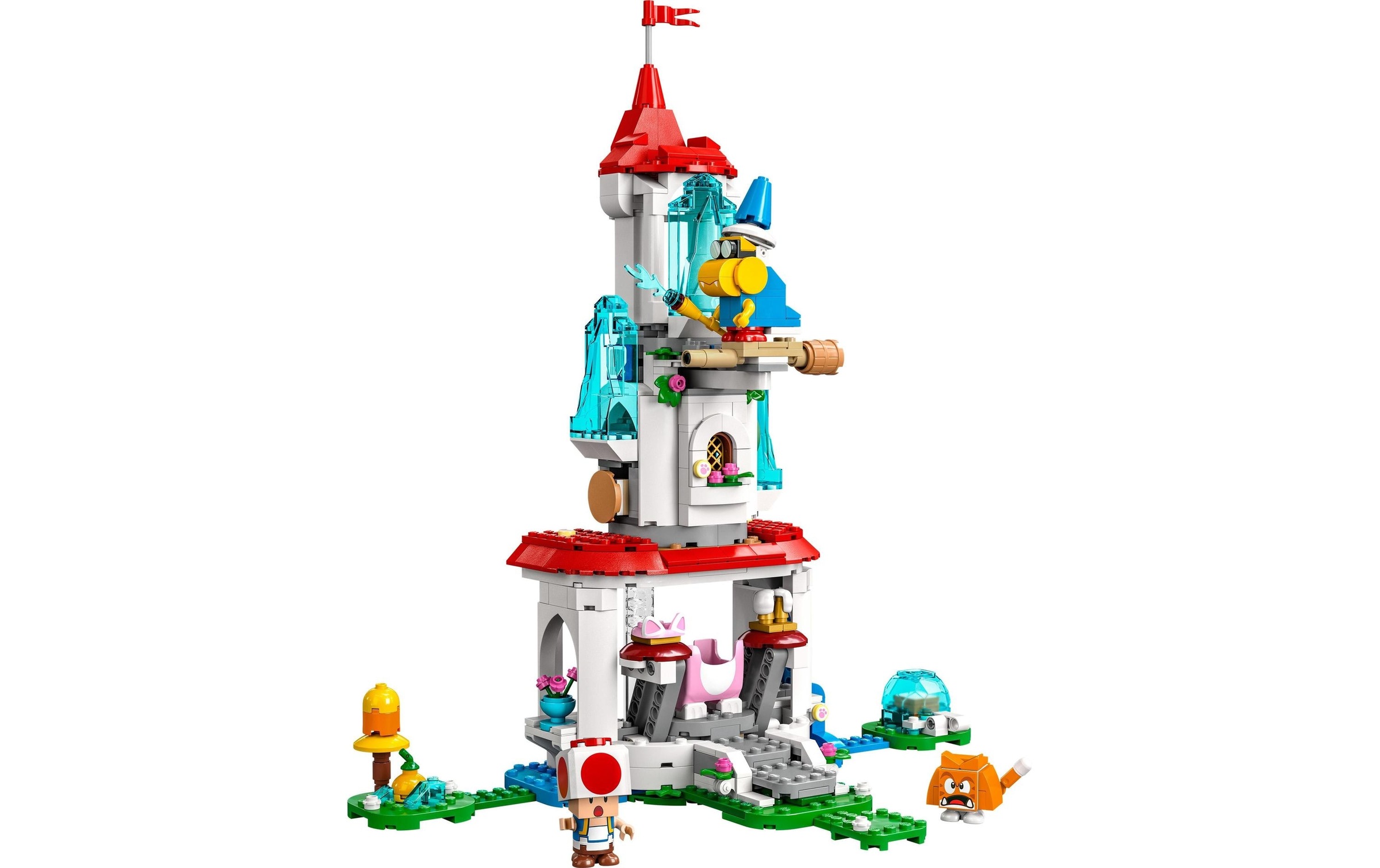 LEGO® Konstruktionsspielsteine »LEGO Super Mario Katzen-Peach-Anzu«, (494 St.)