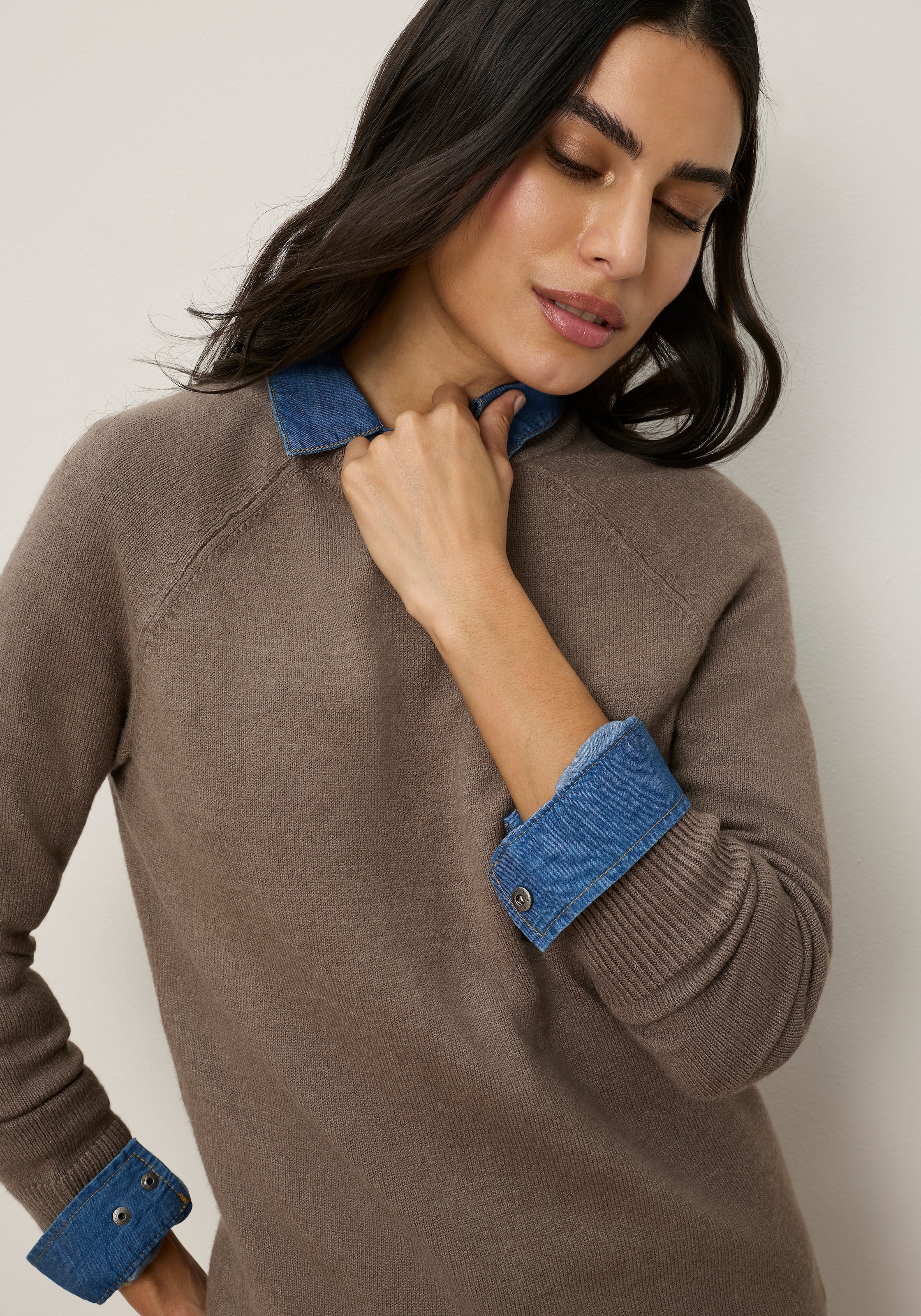 Tamaris Pull en tricot »mit Oversize-Passform« avec fentes latérales