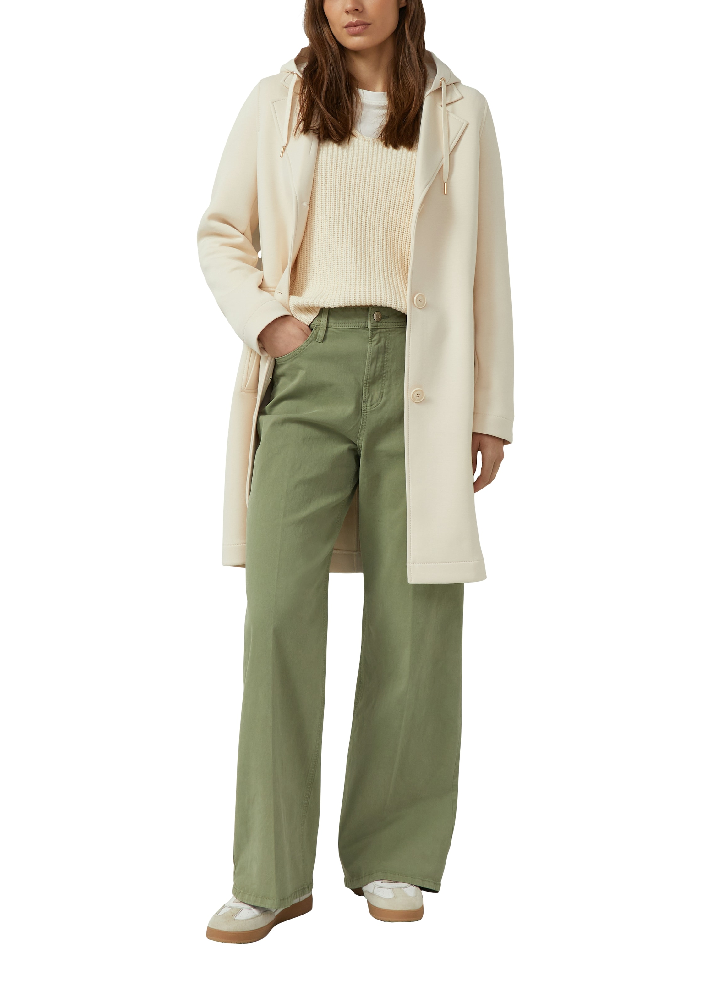 s.Oliver Manteau long mit Kapuze und Kordezug