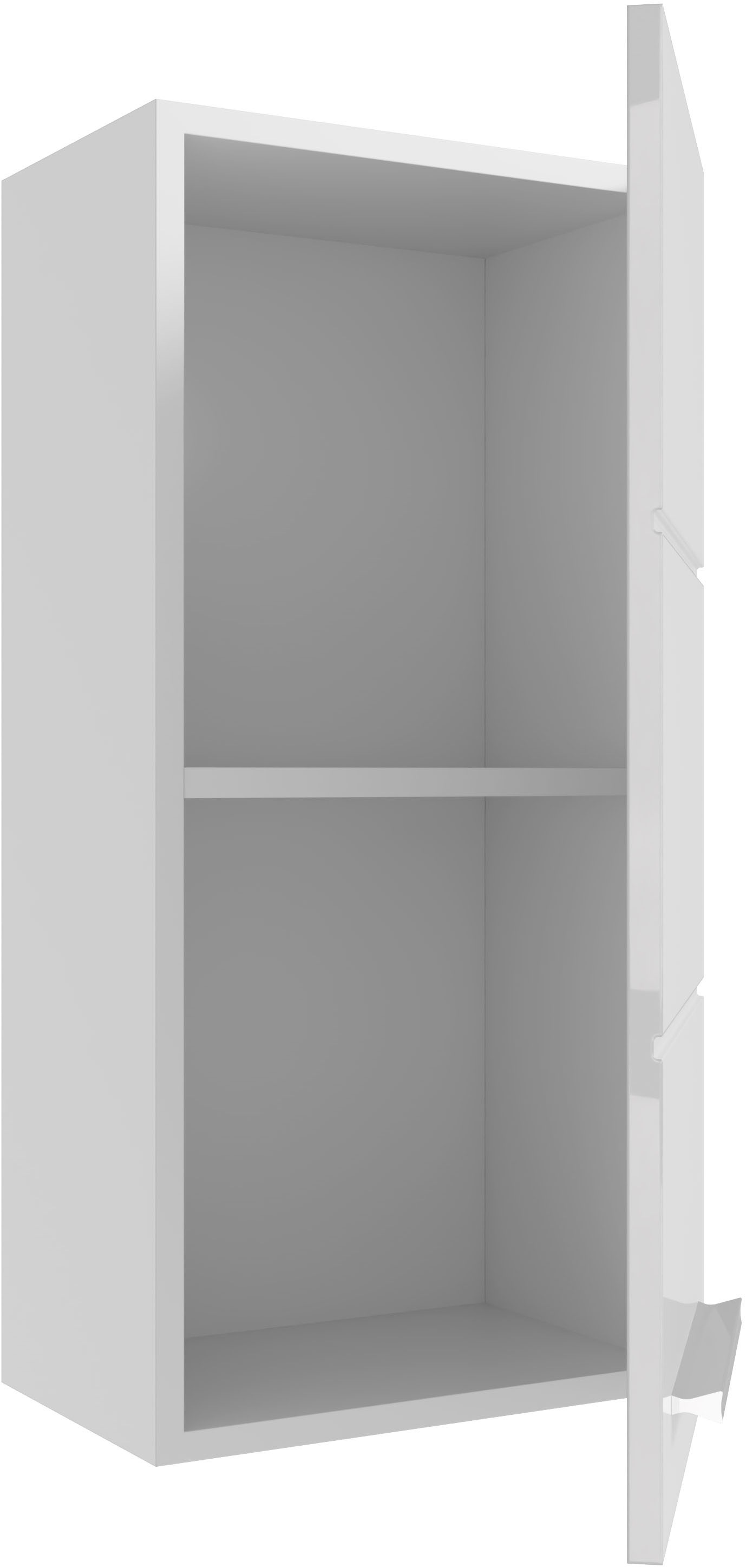 BASIC by Balculina Armoire suspendue »Mandi« 1 cuis tlg. largeur 34 cm, façade laquée brillante