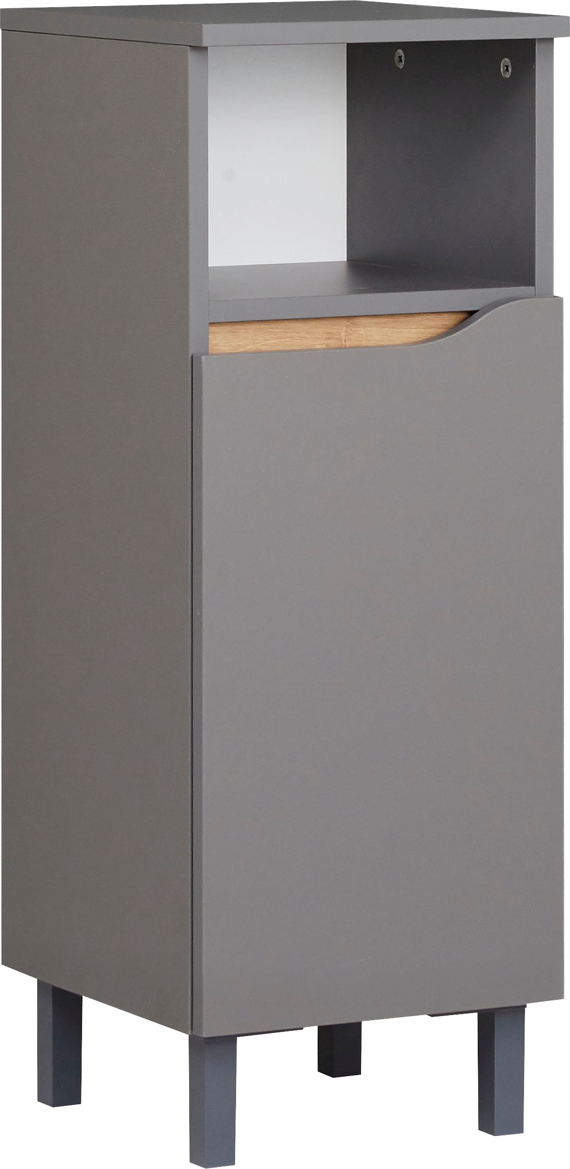 Saphir Armoire basse »Quickset Badschrank mit 1 Tür, 1 Einlegeboden, 30 cm breit« Meuble sous-lavabo avec amortisseur de porte, sans poignée
