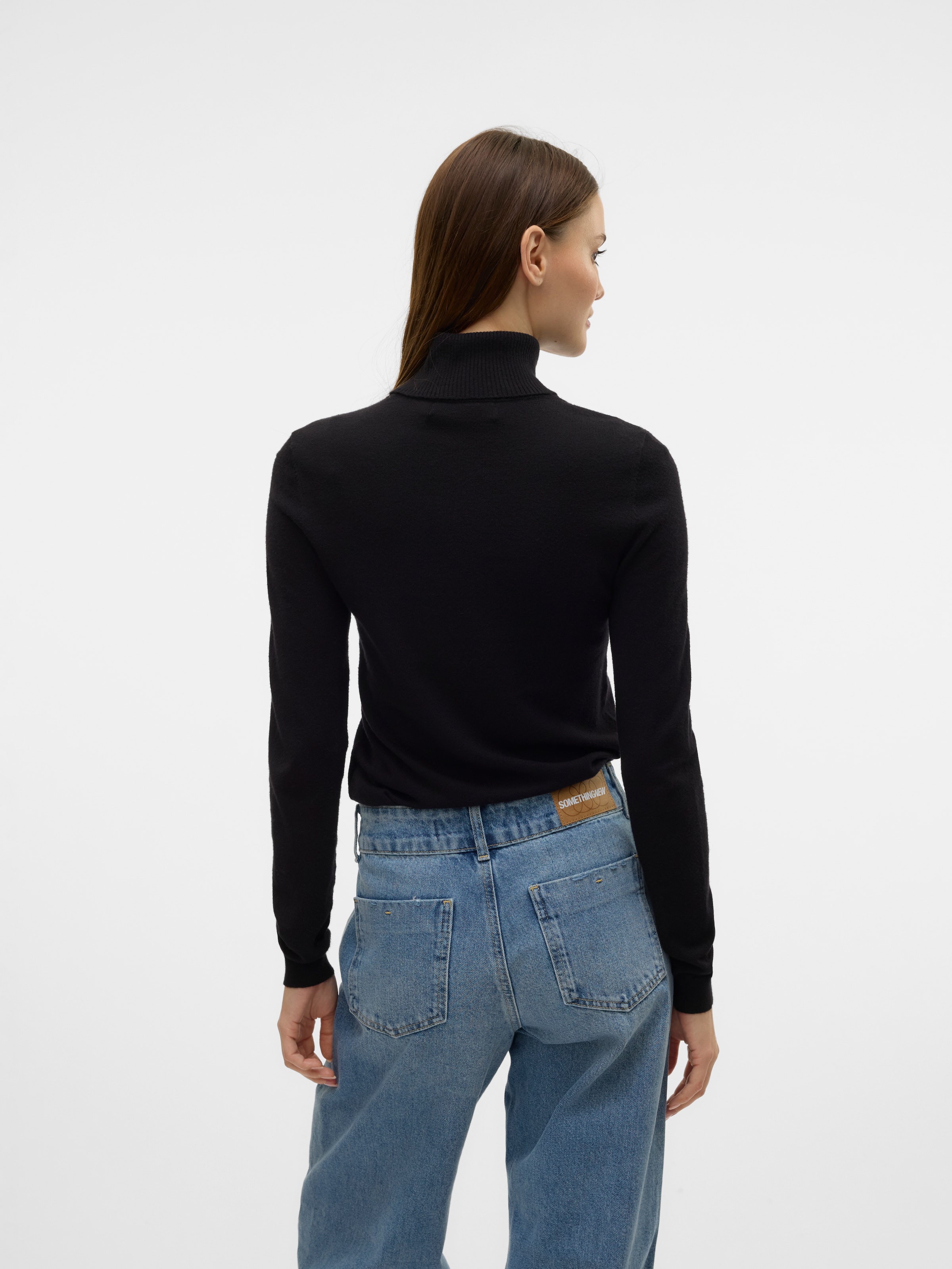 Vero Moda Rollkragenpullover »VMHAPPINESS LS ROLLNK PULLOVE GA BOO REP«