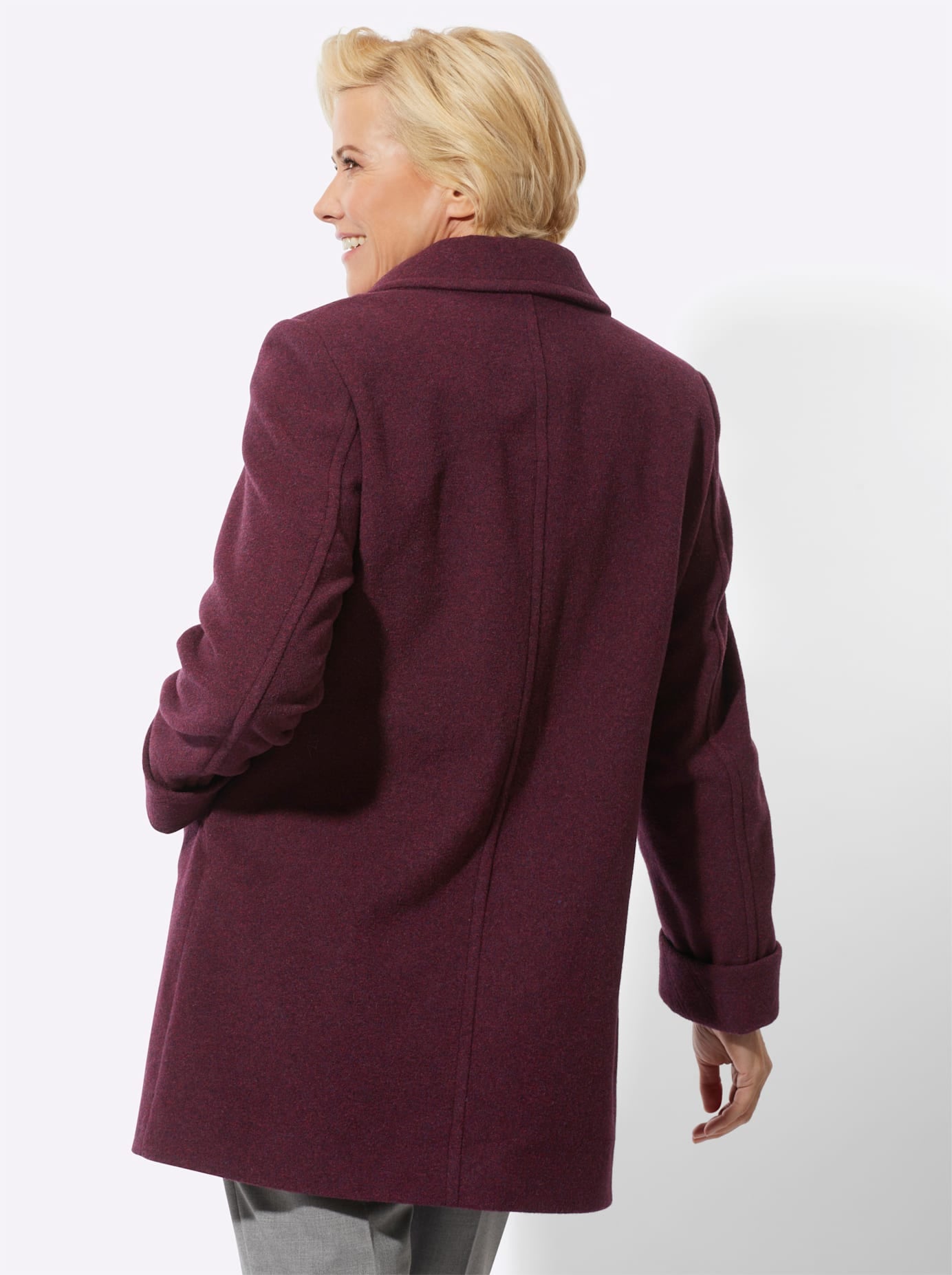 Classic Wolljacke, ohne Kapuze
