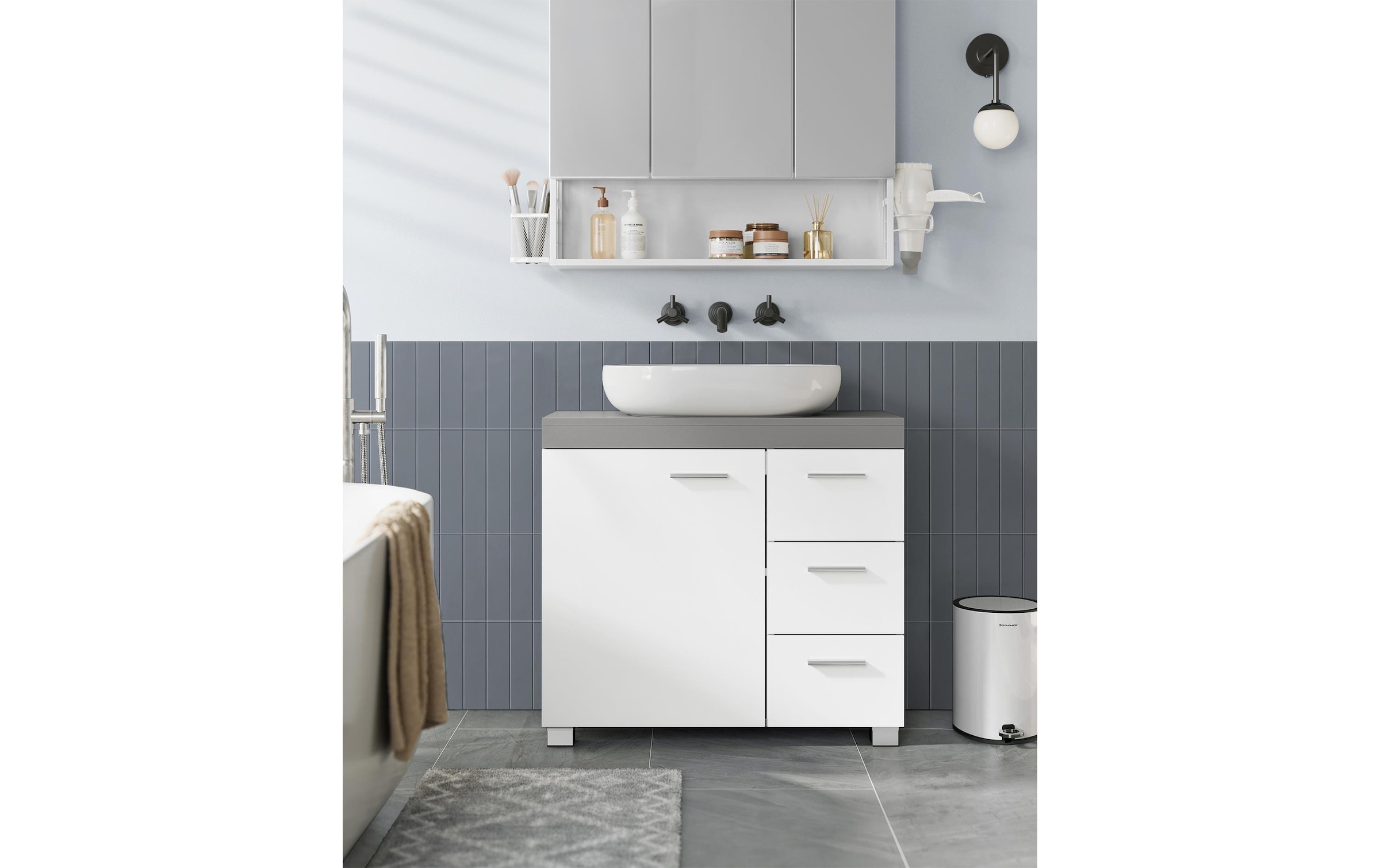 VASAGLE Waschbeckenunterschrank »64 x 70 cm«