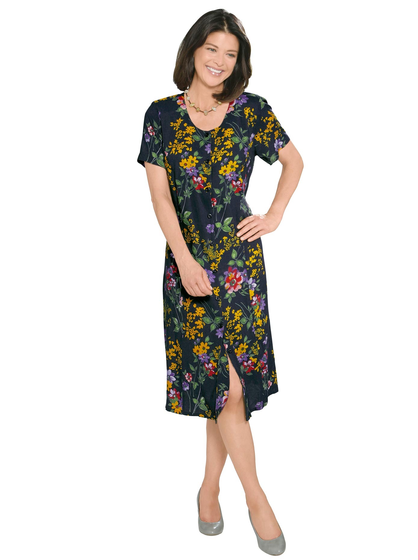 Kleid mit Seitenschlitzen