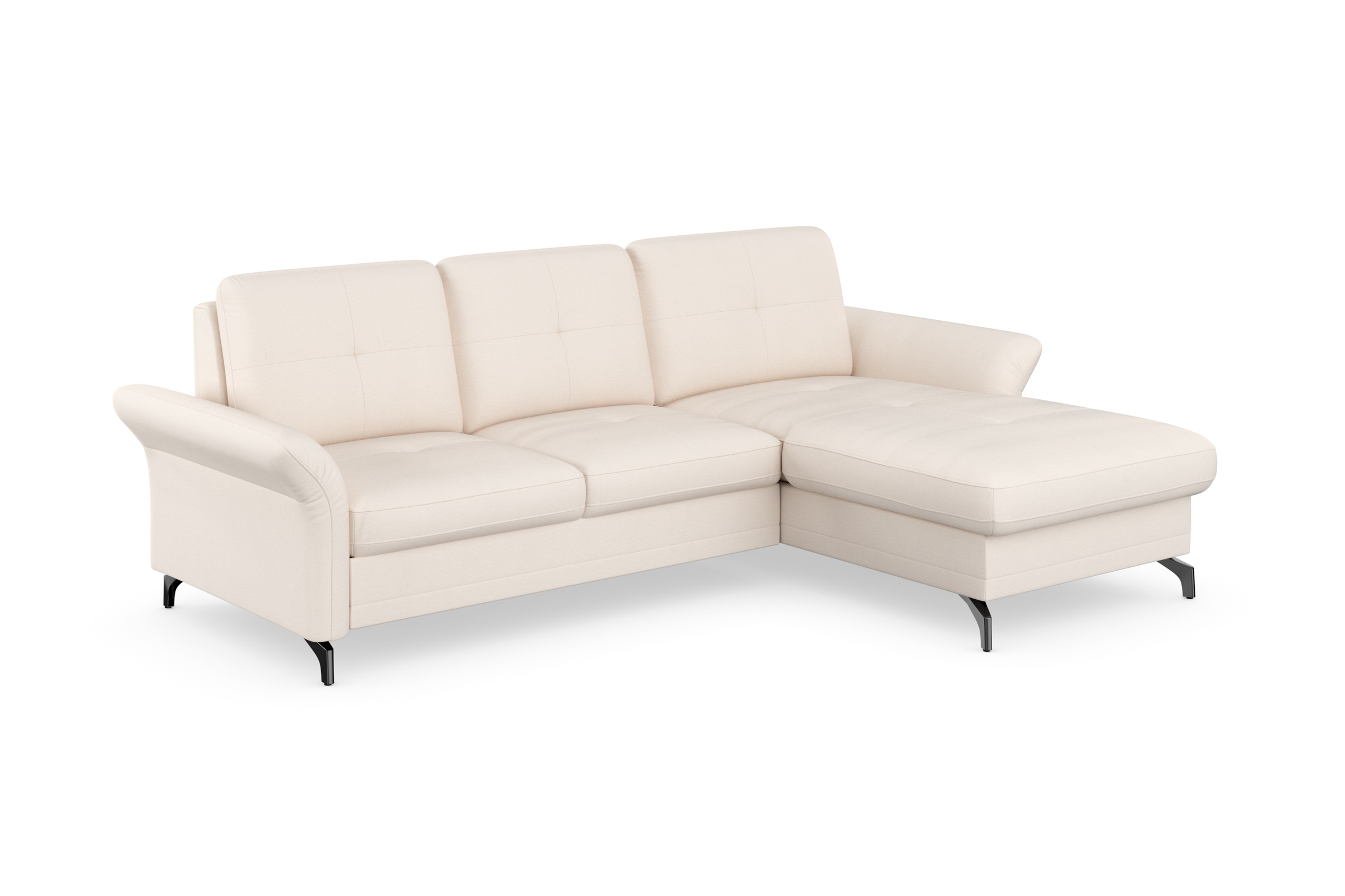 Places of Style Ecksofa »Calando L-Form«, wahlweise mit Bettfunktion, Bettkasten und Armteilfunktion