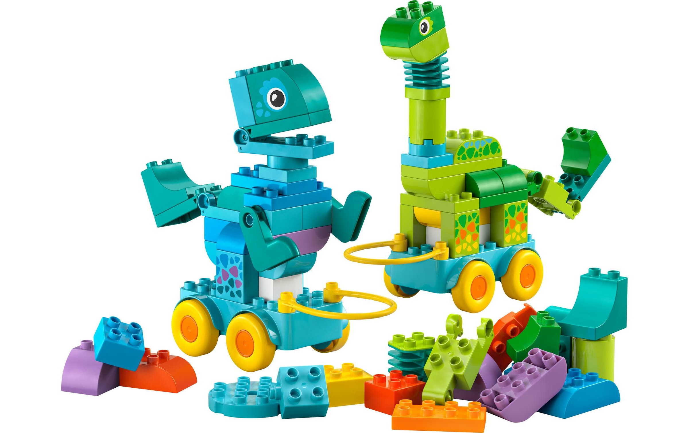 LEGO® Spielbausteine »DUPLO® Dinos auf Rädern 3-in-1-Set 10451«, (108 St.)