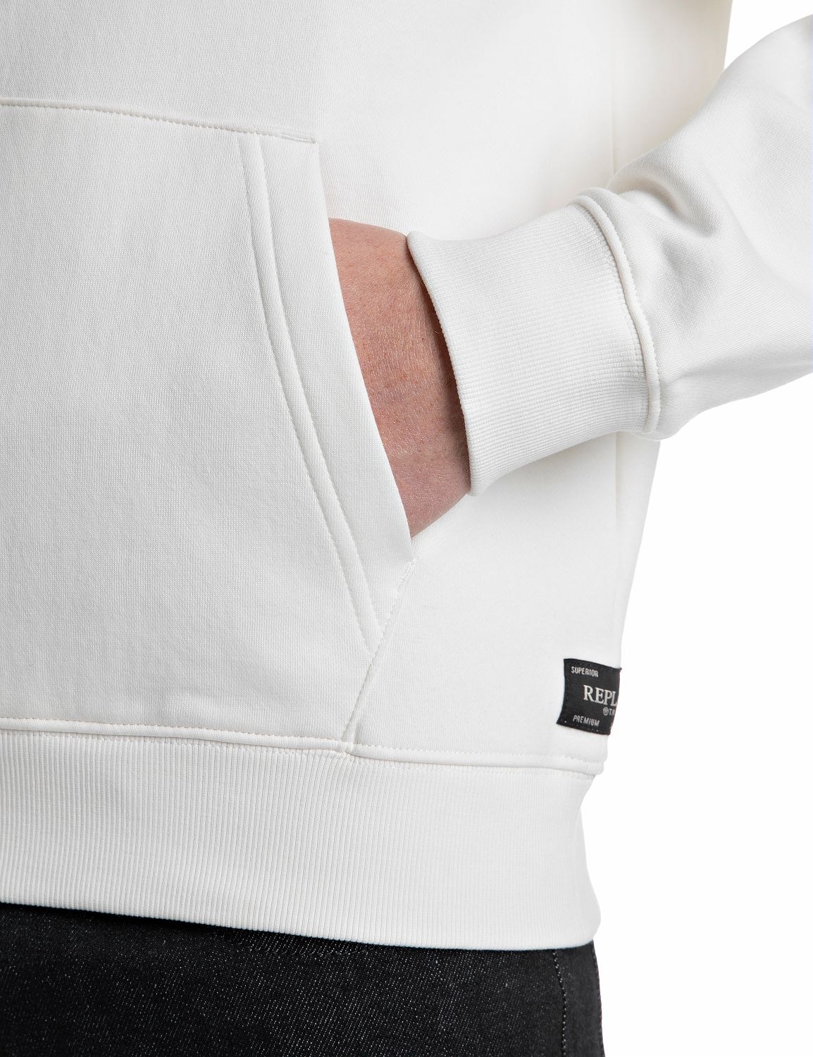Replay Kapuzensweatshirt , mit grossem Markenprint vorn
