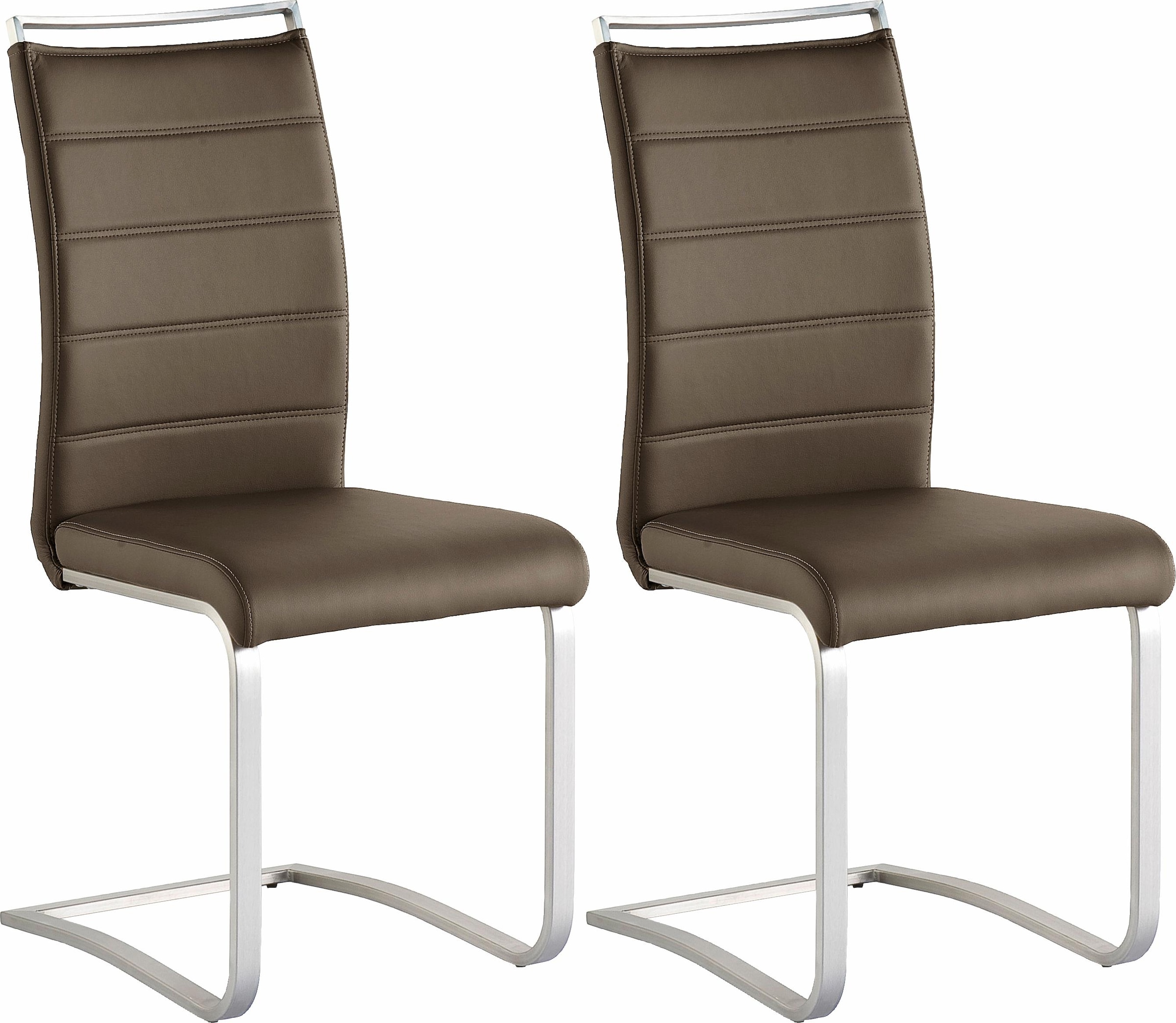 MCA furniture Freischwinger Kg 2 Stuhl (Set), kaufen belastbar 120 »Pescara«, jetzt Kunstleder, bis St