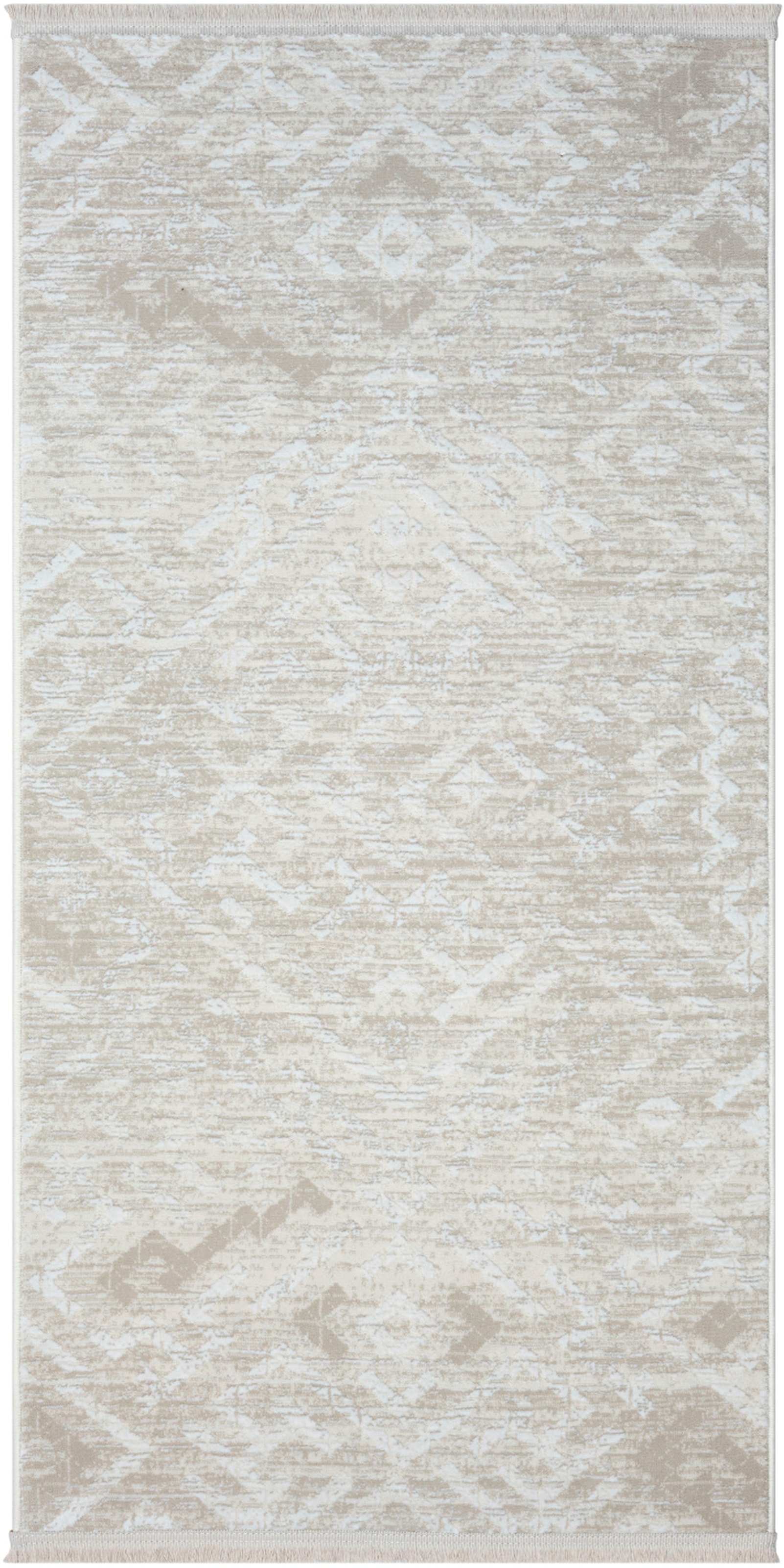 Myflair Möbel & Accessoires Teppich »My Type 2, LAGERRÄUMUNG!« rechteckig 10 mm Höhe Kurzflor, Ethno-Style, besonders weich durch Microfaser, mit Fransen