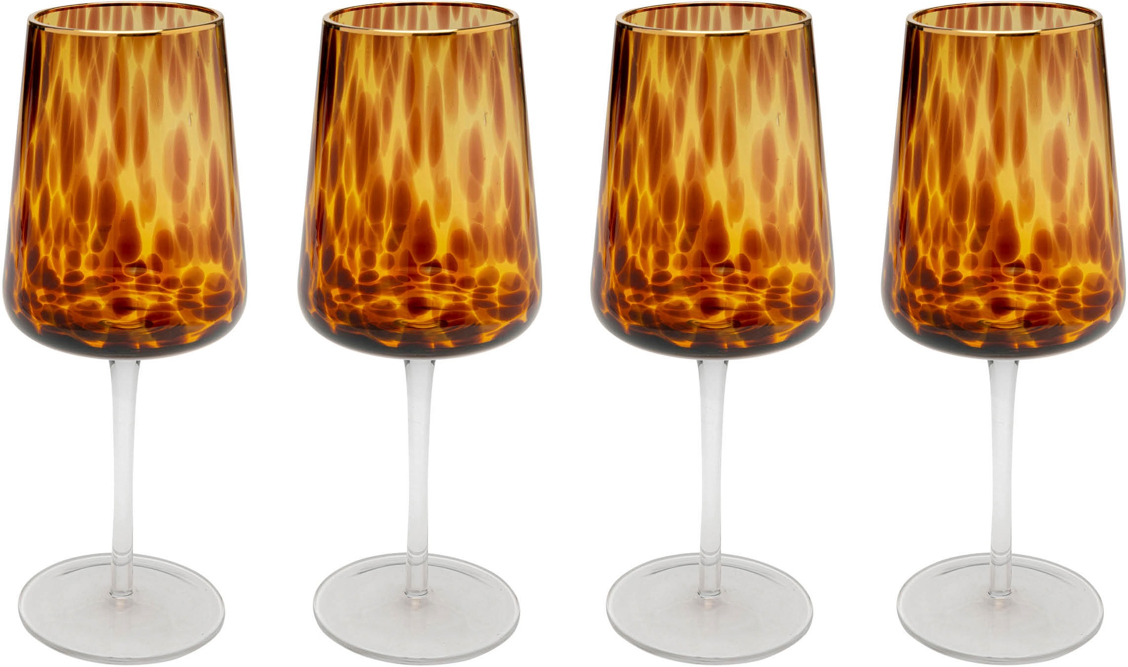 Image of Kare Design Glas "Caramel" Longdrink-, Wein-, Sekt- oder Wasserglas