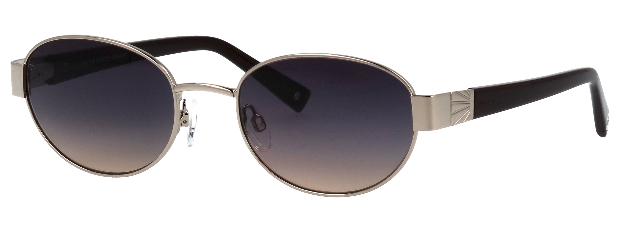 Image of BRENDEL eyewear Sonnenbrille "Modell 905066" Form Oval, Logoschriftzug auf Bügel, Metallfassung
