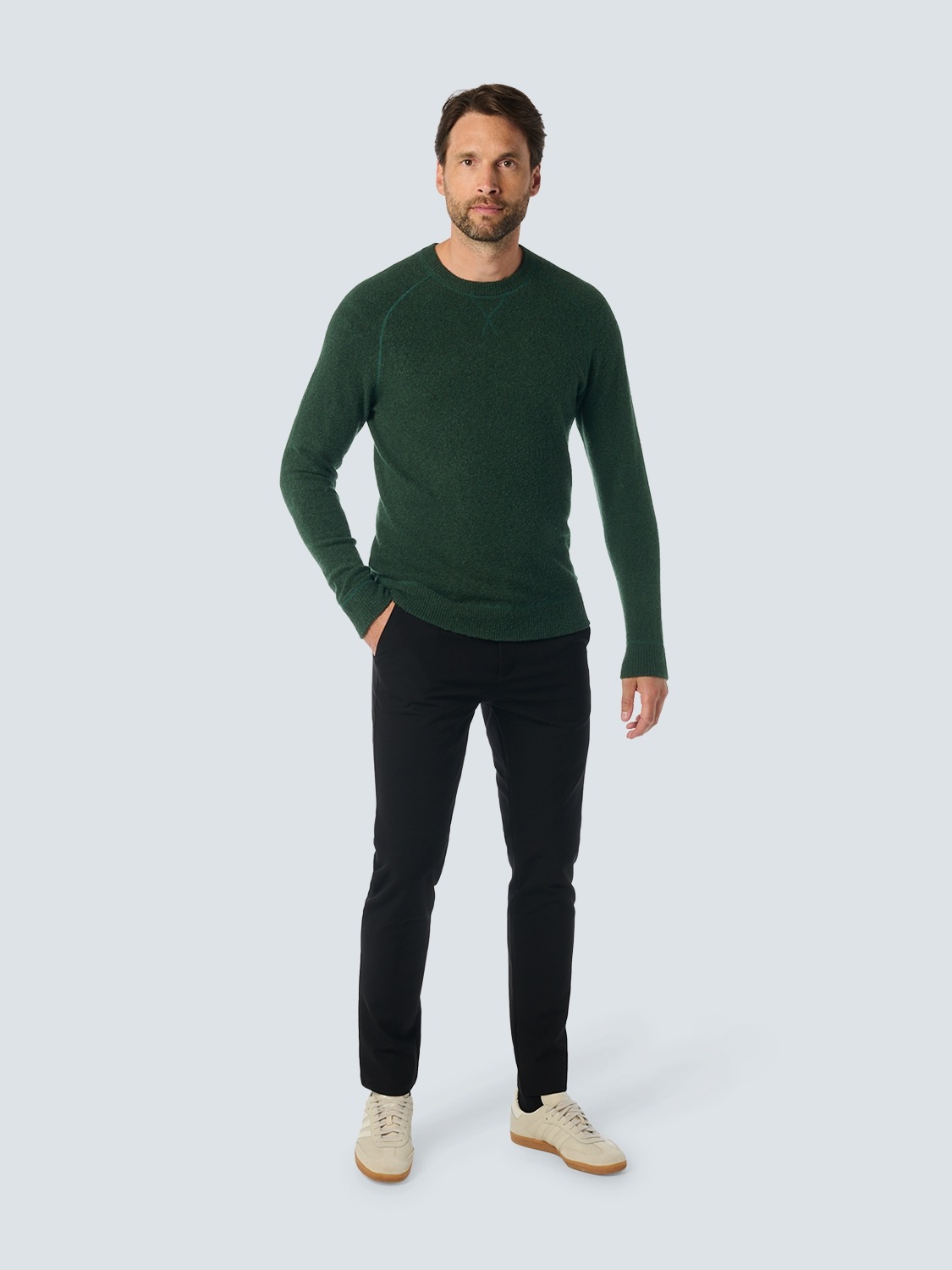 NO EXCESS Strickpullover, in melierter Optik