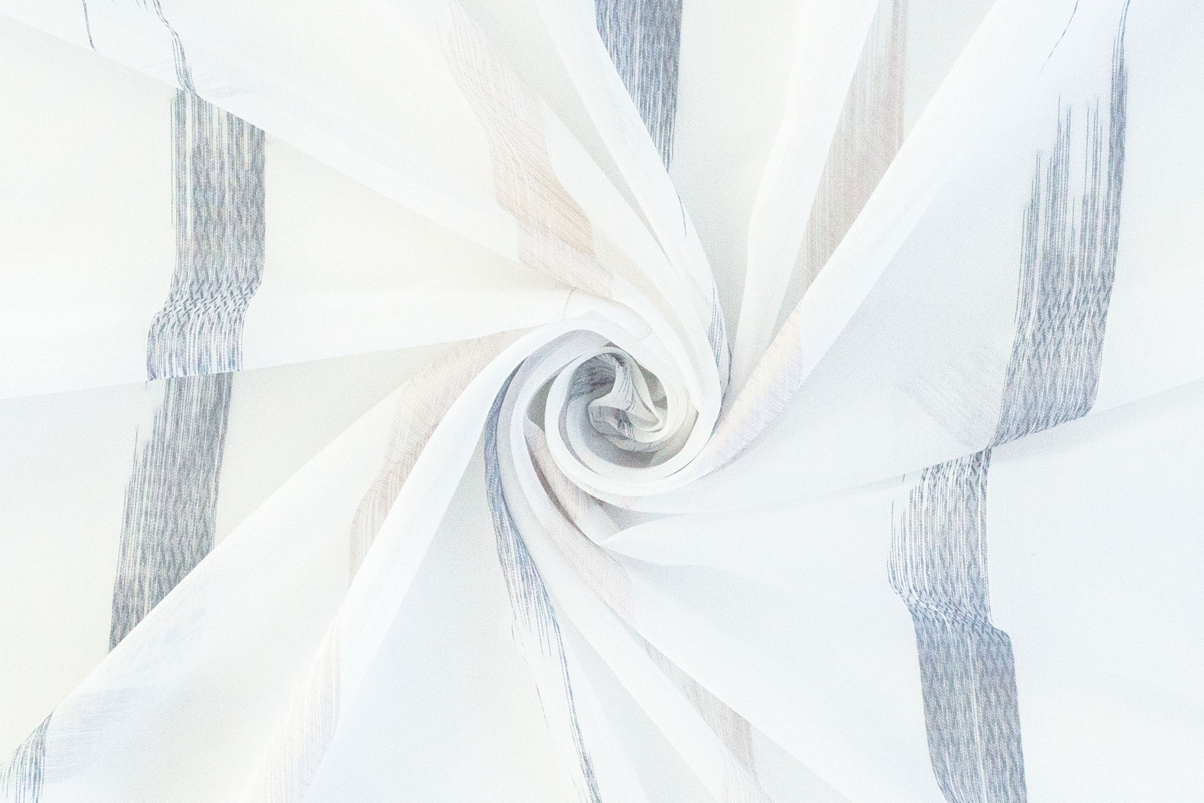 HOMING Rideau »Steen« Boucles cachées 1 cuis tlg. Farbverlauf, Streifen, transparent, Wohnzimmer