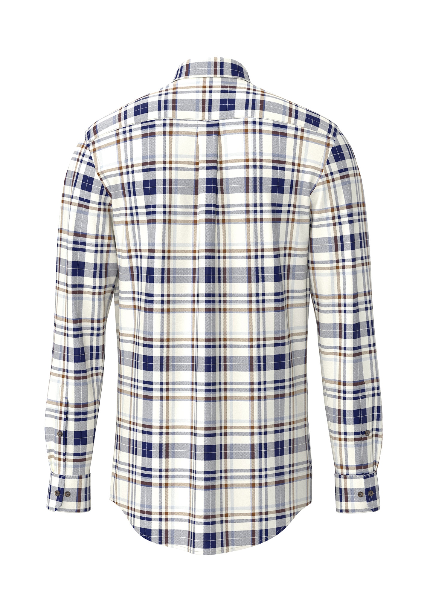 FYNCH-HATTON Langarmhemd mit Logo Stickerei