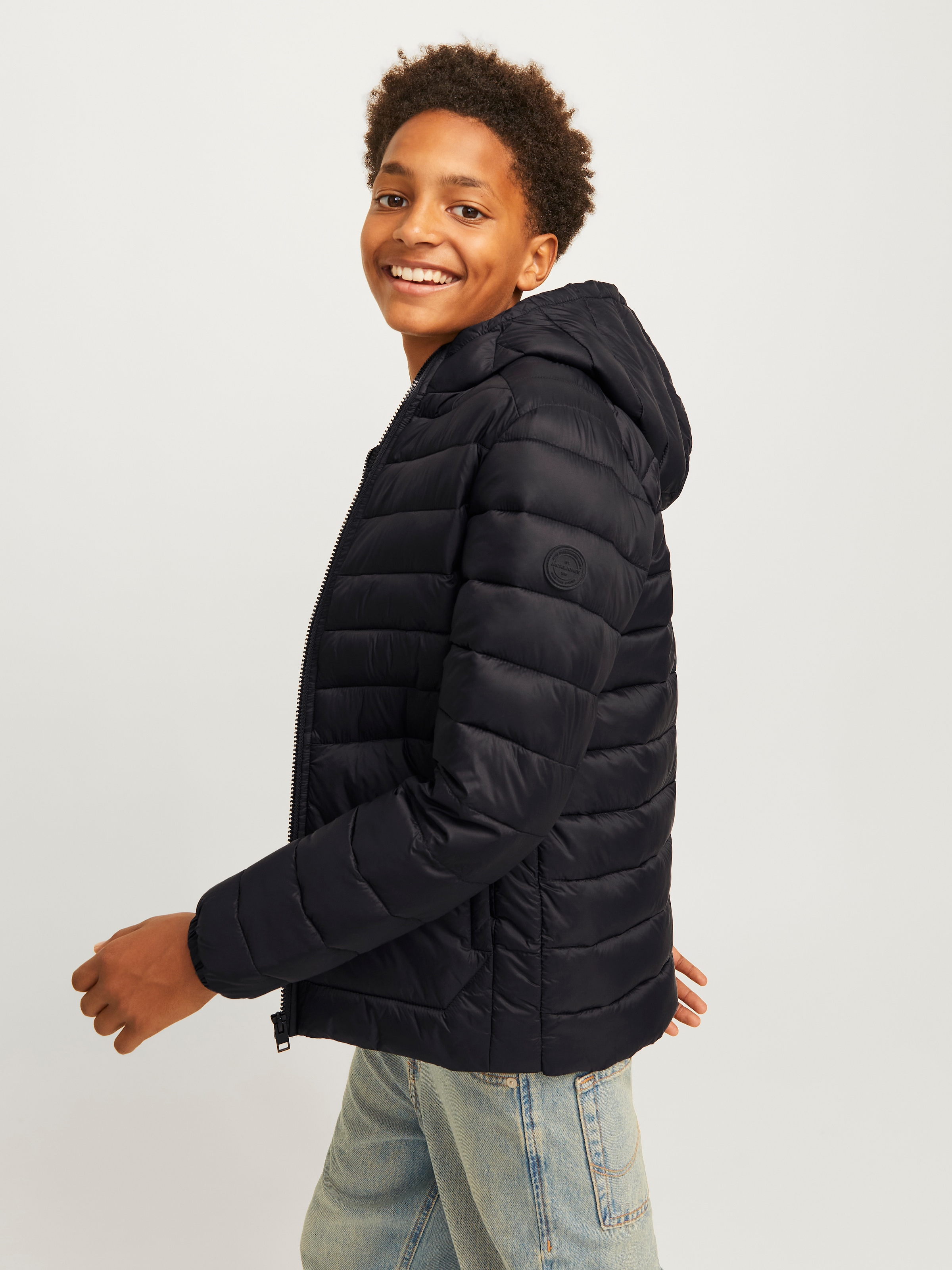 Jack & Jones Junior Steppjacke »JJESPRINT PUFFER HOOD NOOS JNR«, mit Kapuze