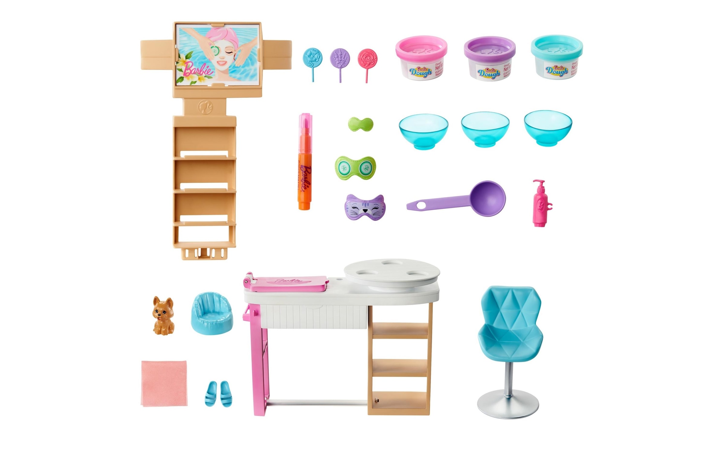 Barbie Spielwelt »Wellness Gesichtsmasken«, (Set)
