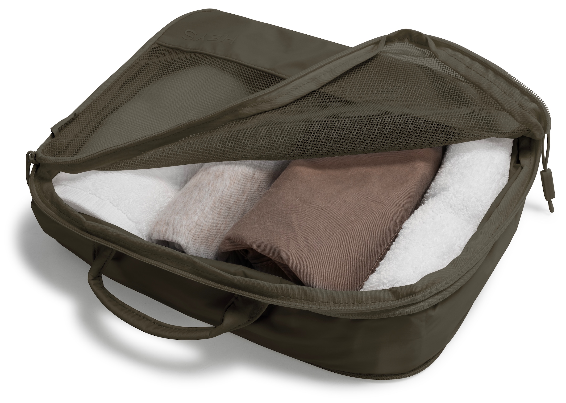 Heys Kofferorganizer »Ecotex Compression Packing Cube« komprimierbare Packwürfel, Packtaschen, Organizer für Koffer