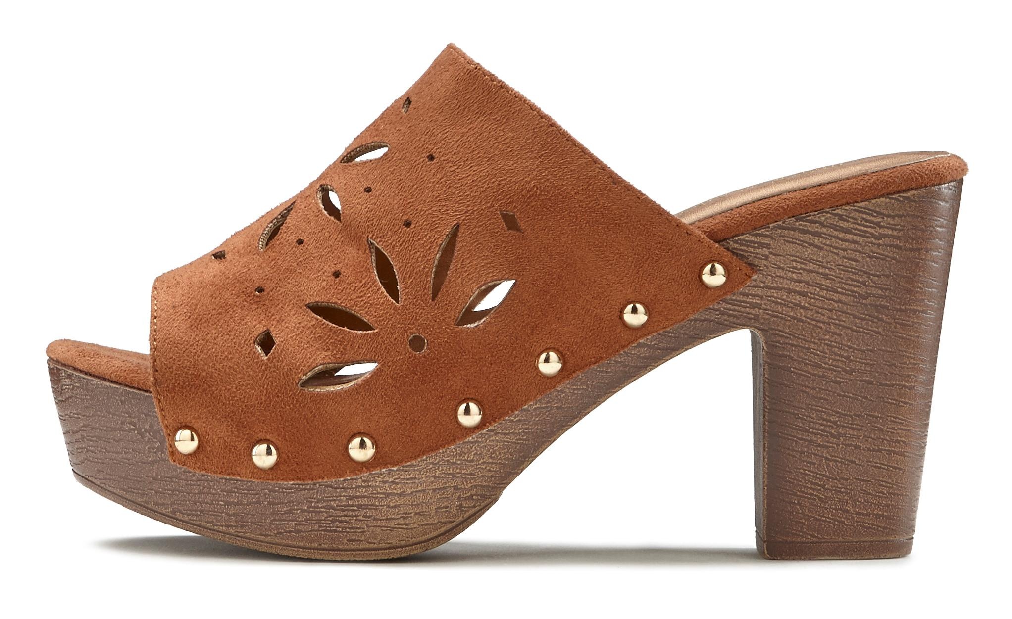 Image of LASCANA Pantolette, mit Cut-Outs und Blockabsatz bei Ackermann Versand Schweiz