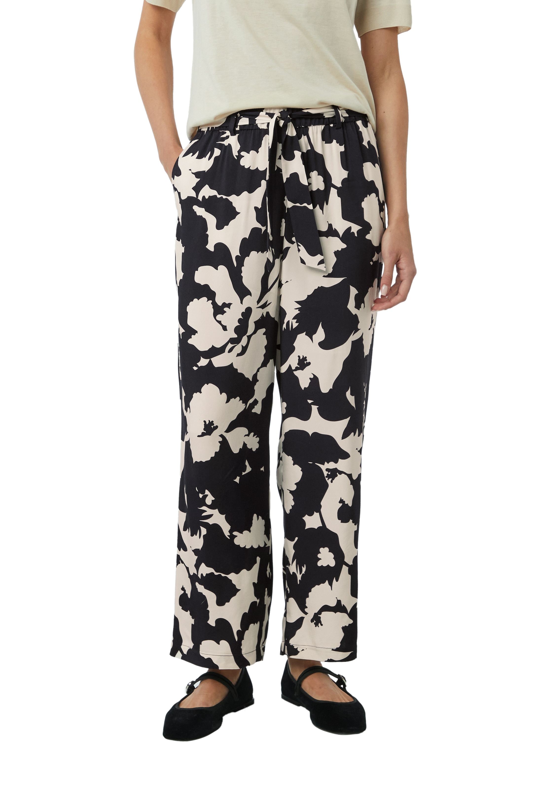 Comma Relaxhose, mit All-Over Print