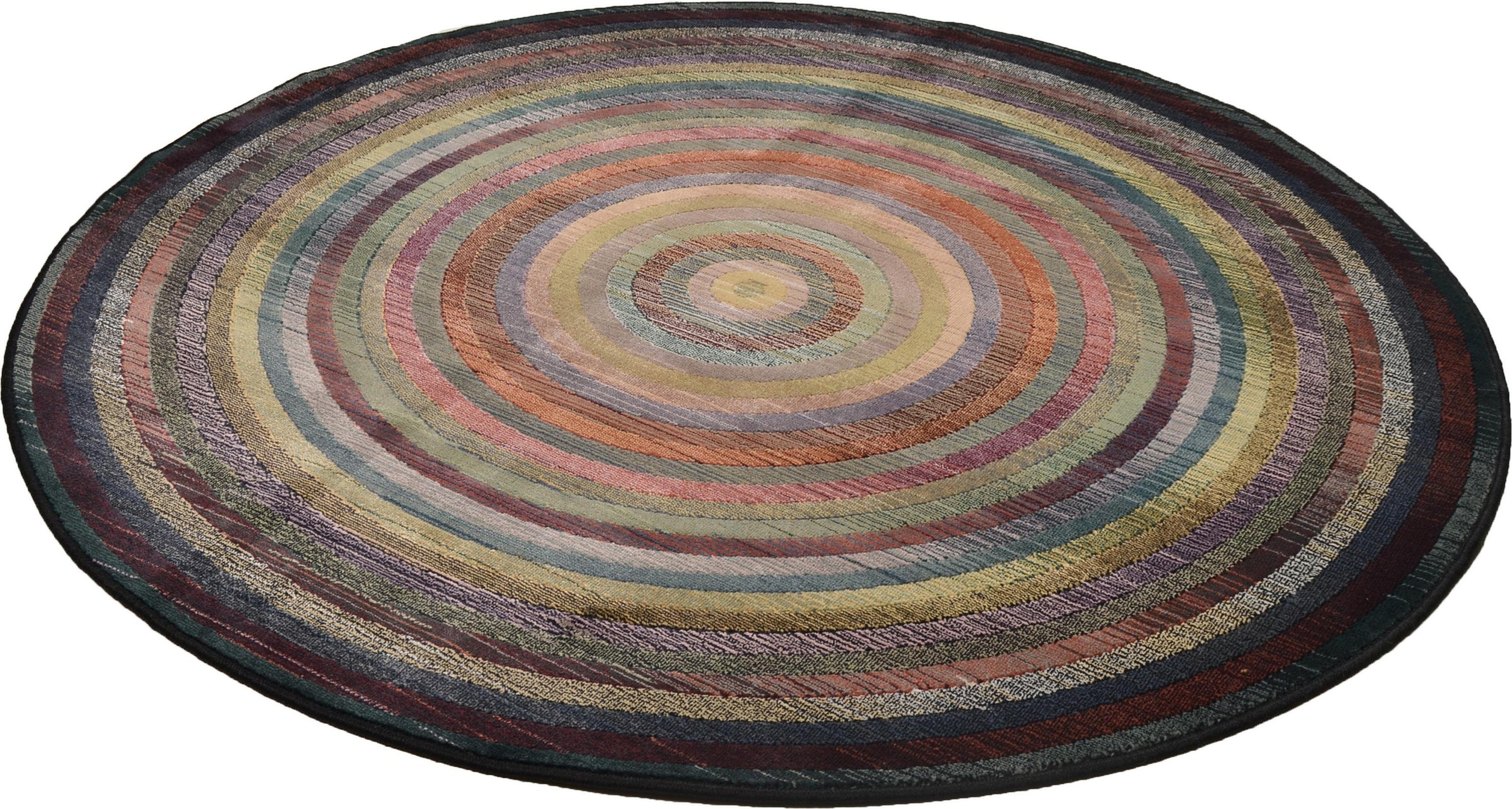 Image of THEKO Teppich »Gabiro 001«, rund, 10 mm Höhe, gewebt, ideal im Wohnzimmer & Schlafzimmer bei Ackermann Versand Schweiz