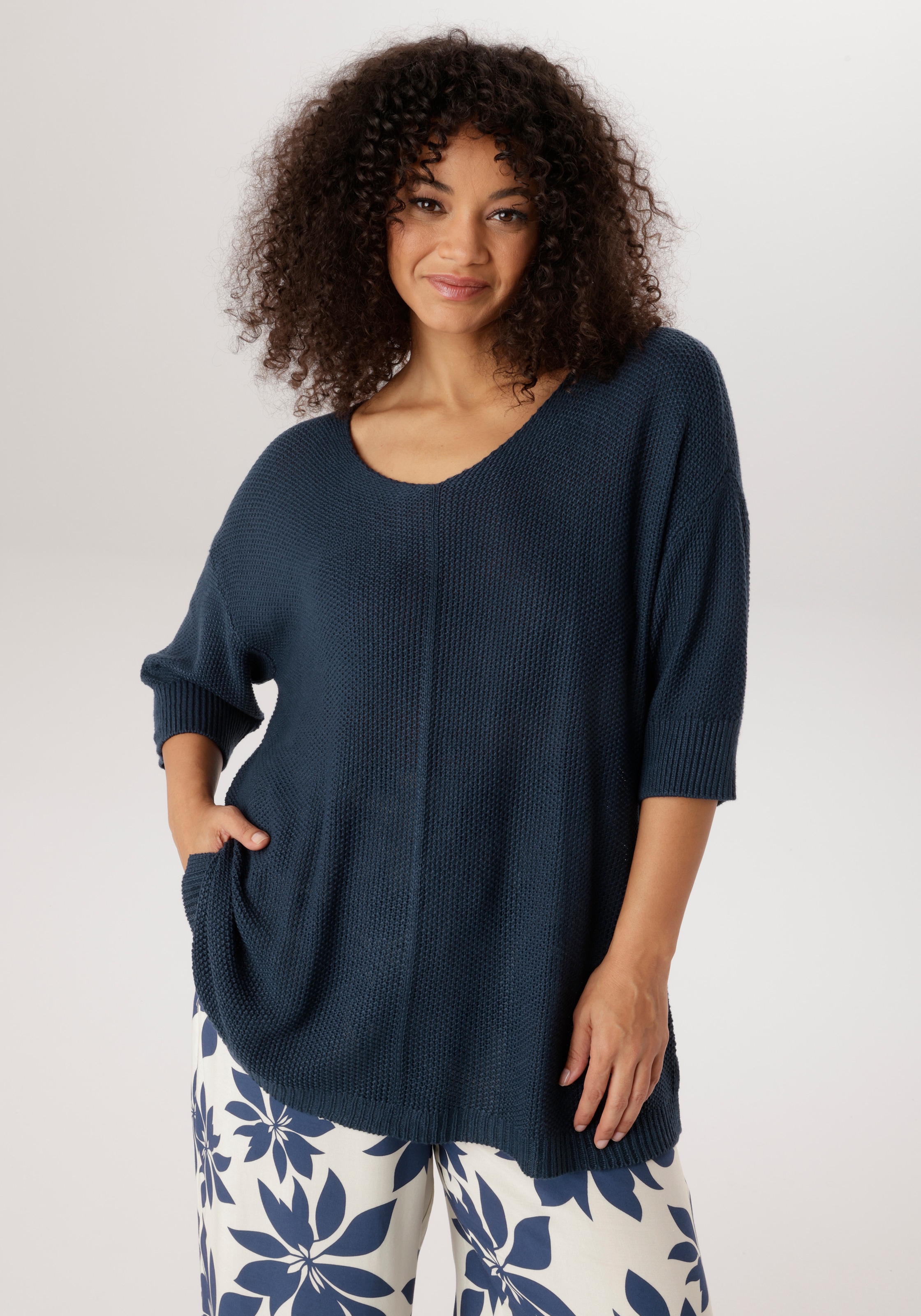 Image of Aniston PLUS Strickpullover mit tollem Strickmuster