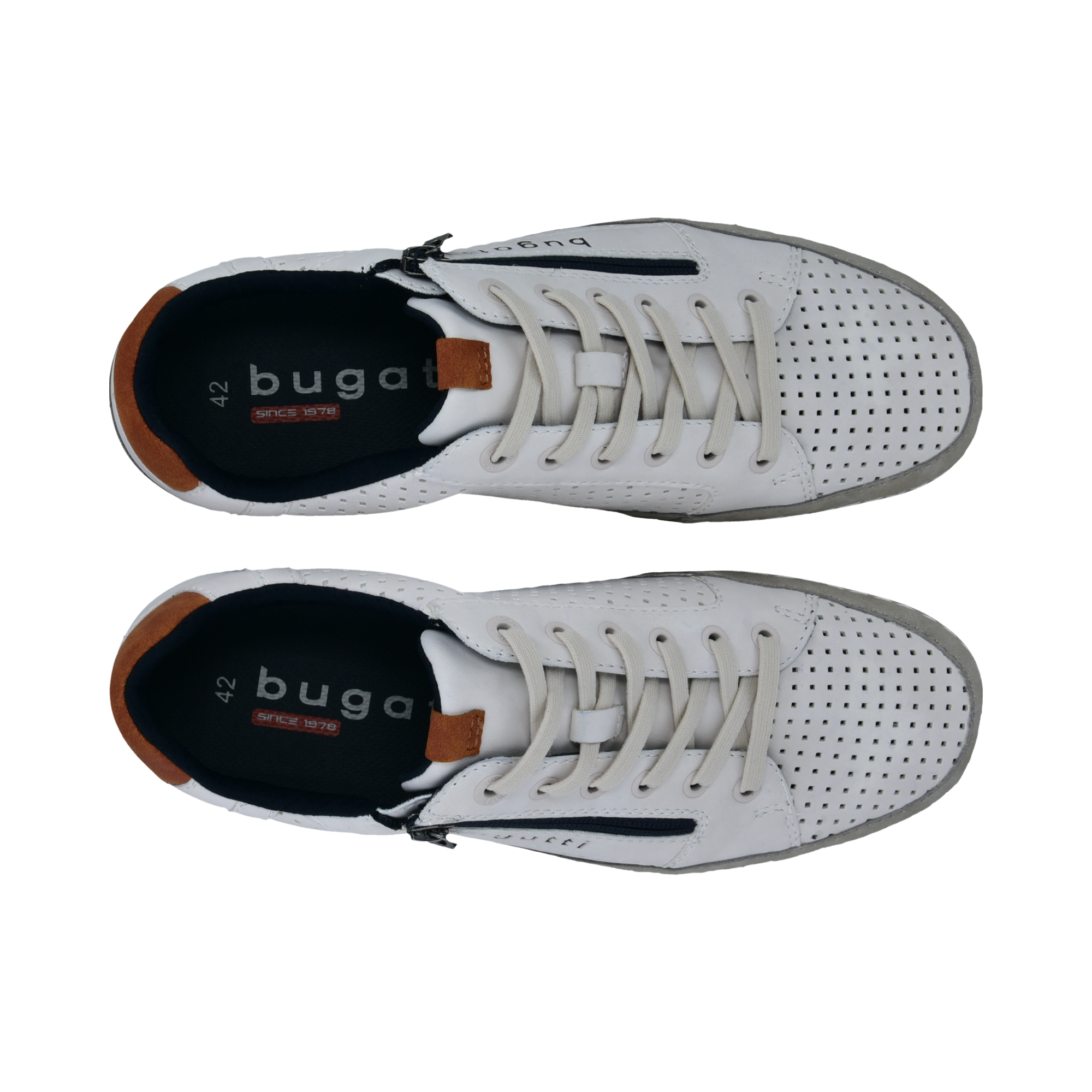 bugatti Sneakers  Halbschuh, Freizeitschuh mit praktischem Reissverschluss