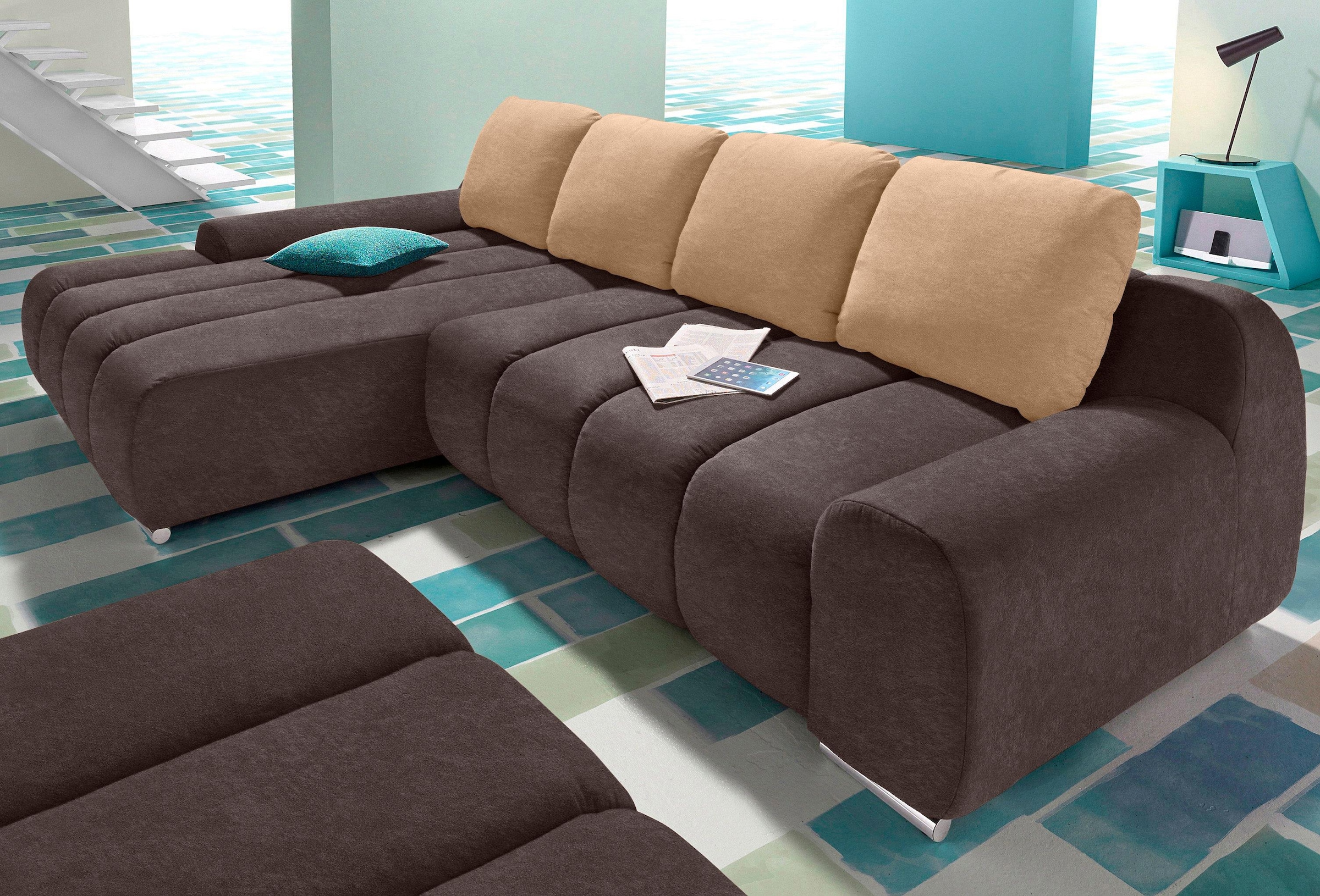 Image of Home affaire Ecksofa "Bono L-Form" wahlweise mit Bettfunktion