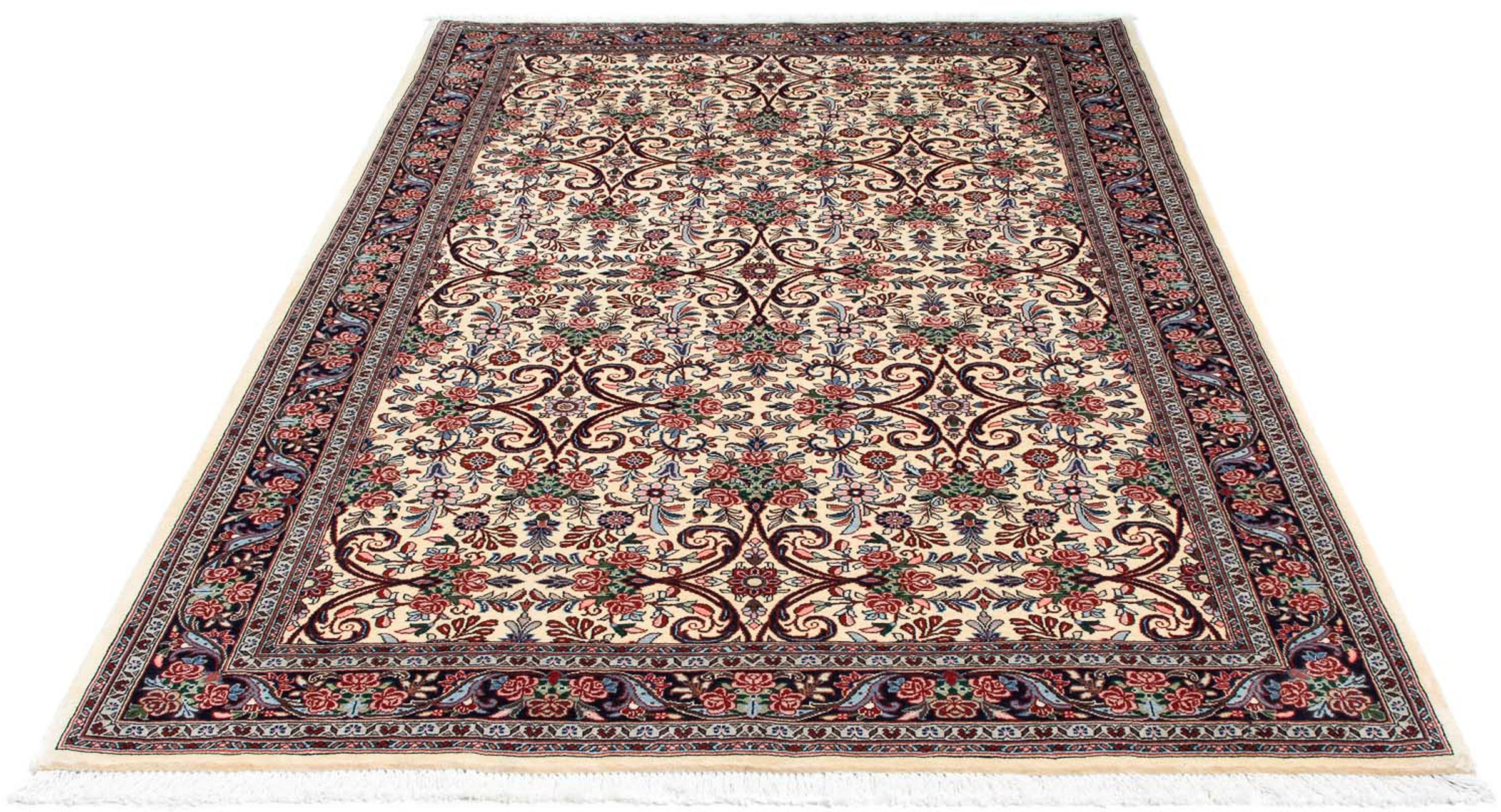 Image of morgenland Orientteppich »Perser - Bidjar - 210 x 135 cm - beige«, rechteckig, 15 mm Höhe, Wohnzimmer, Handgeknüpft, Einzelstück mit Zertifikat bei Ackermann Versand Schweiz