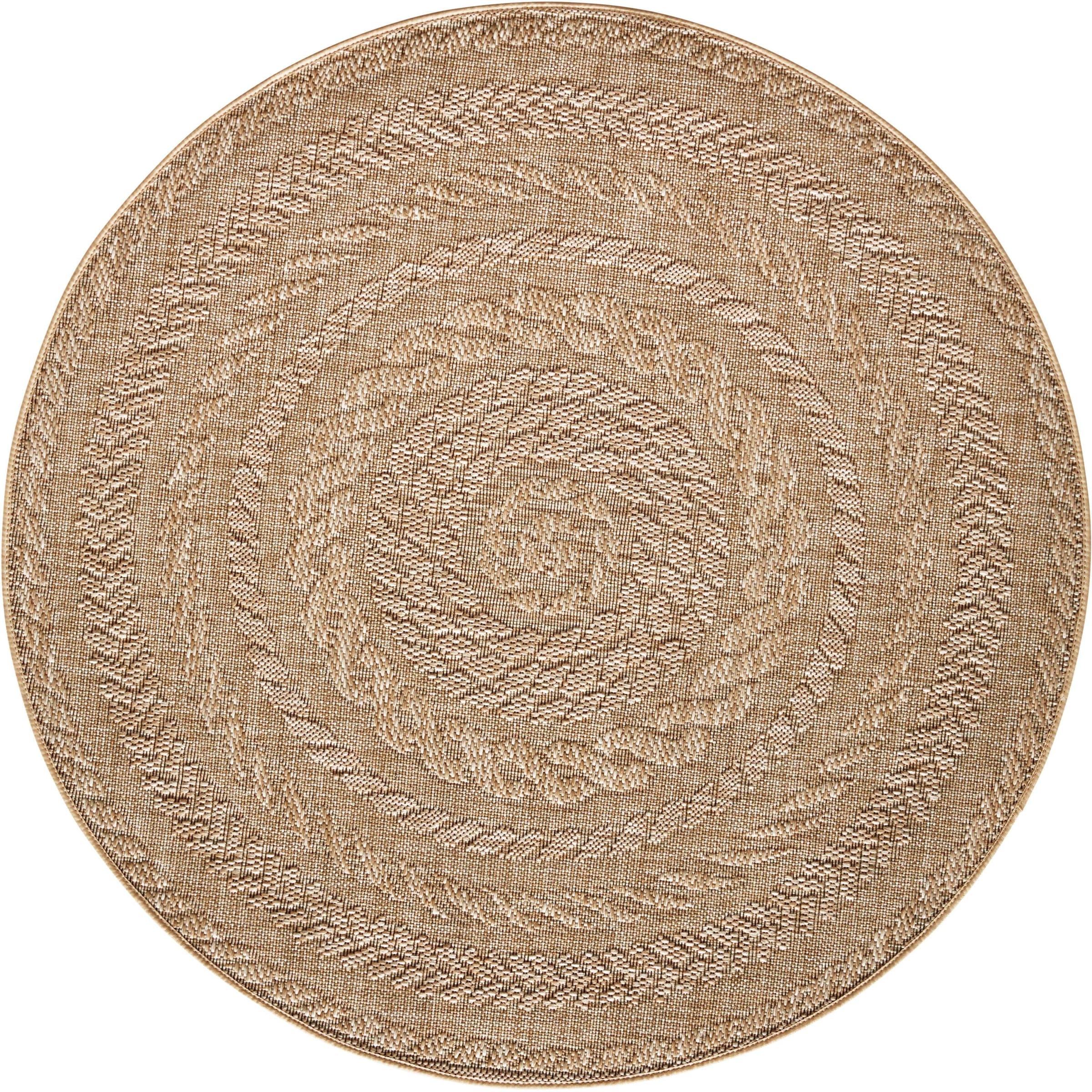 NORTHRUGS Teppich »Almendro«, rund, Sisal Robust, Pflegeleicht, Flachgewebe kaufen Optik