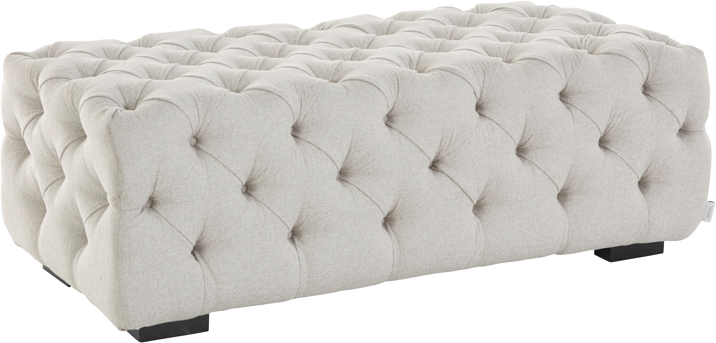 Home affaire Polsterhocker »Kalina« mit klassischer Chesterfield-Knopfheftung