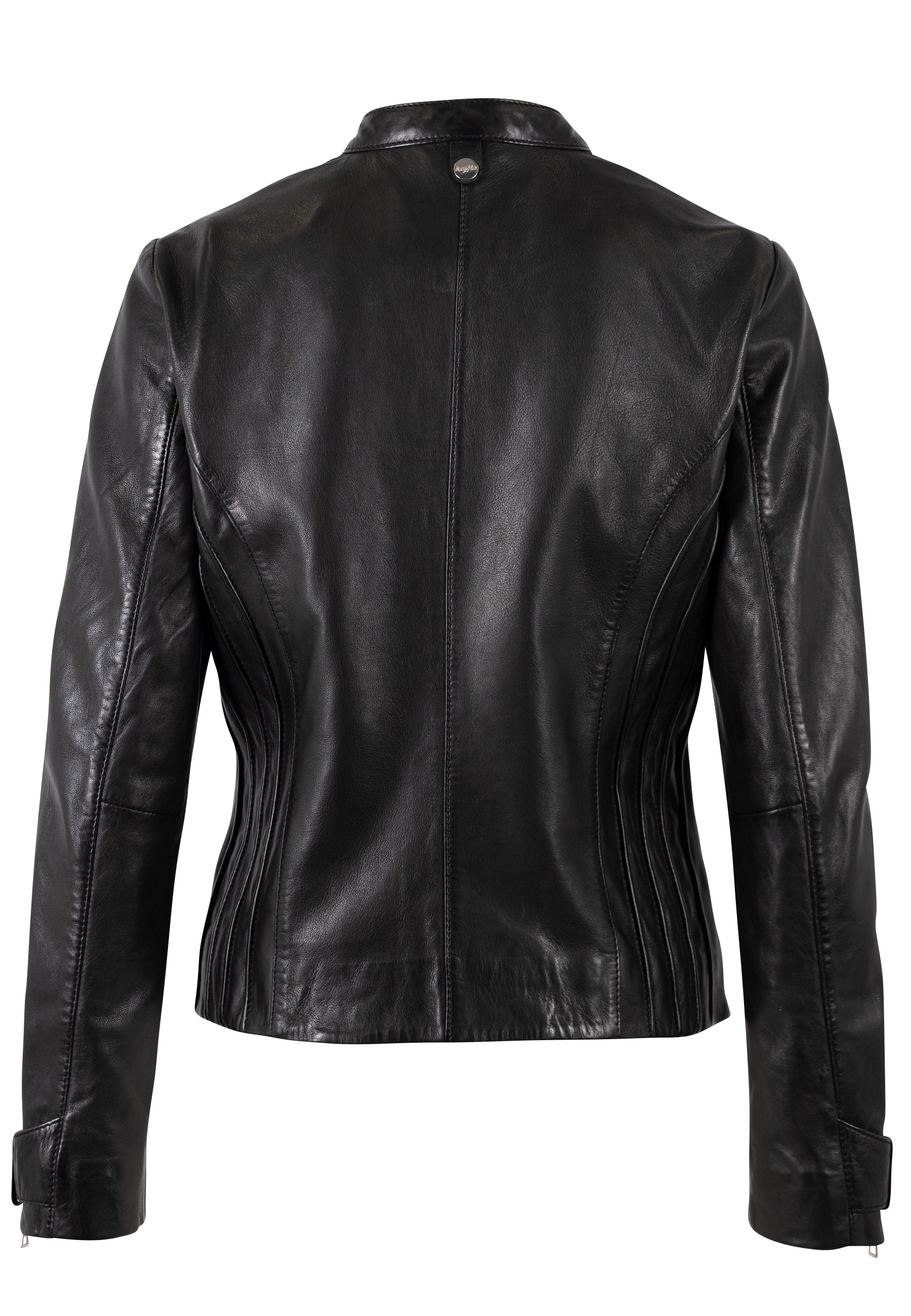 Mauritius Veste en cuir »MWLuciana« avec col montant court