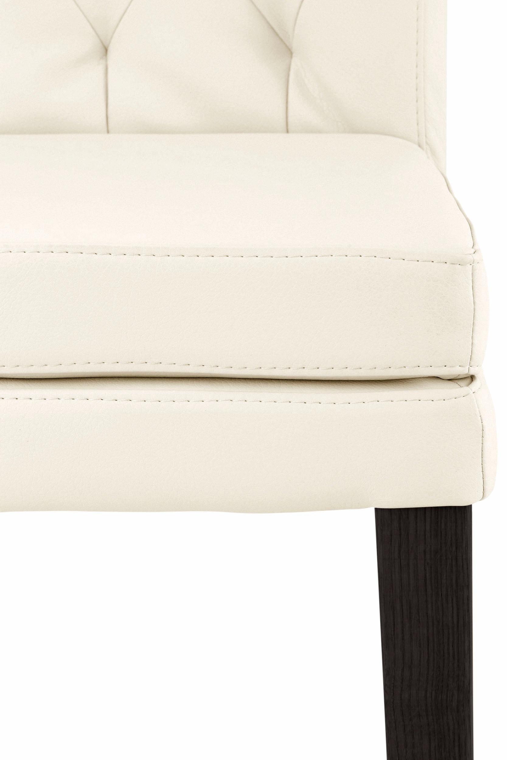 Home affaire 4-Fussstuhl »Colorado«, (Set), 2 St., Kunstleder, Beine aus Buche, wengefarben lackiert, Im 2er, 4er oder 6er-Set
