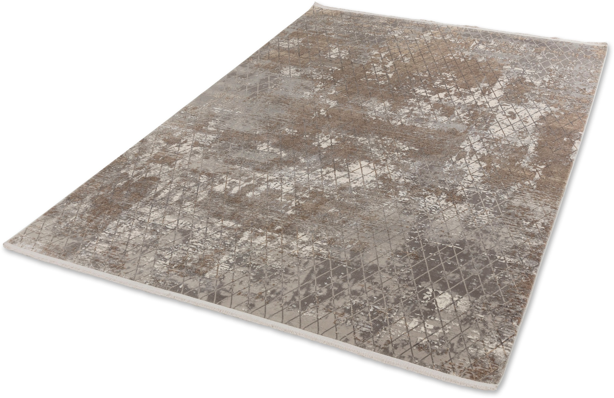 Image of SCHÖNER WOHNEN-Kollektion Teppich »Vision 212, Wunschmass«, rechteckig, 7 mm Höhe, Viskoseteppich mit Glanz, Wohnzimmer bei Ackermann Versand Schweiz