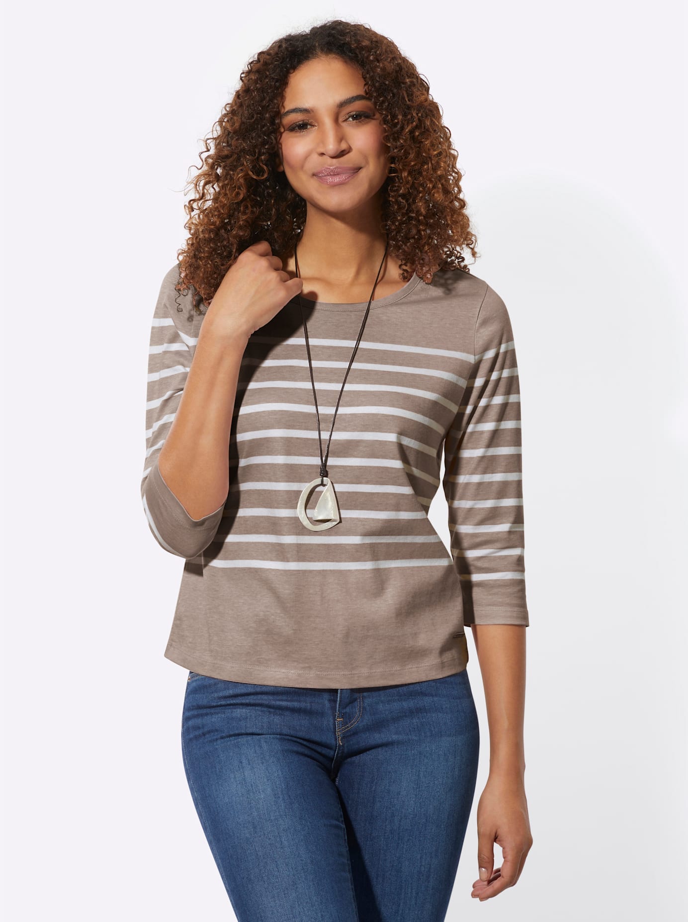 Casual Looks T-shirt à manches 3/4 »Ringelshirt« 1 cuis