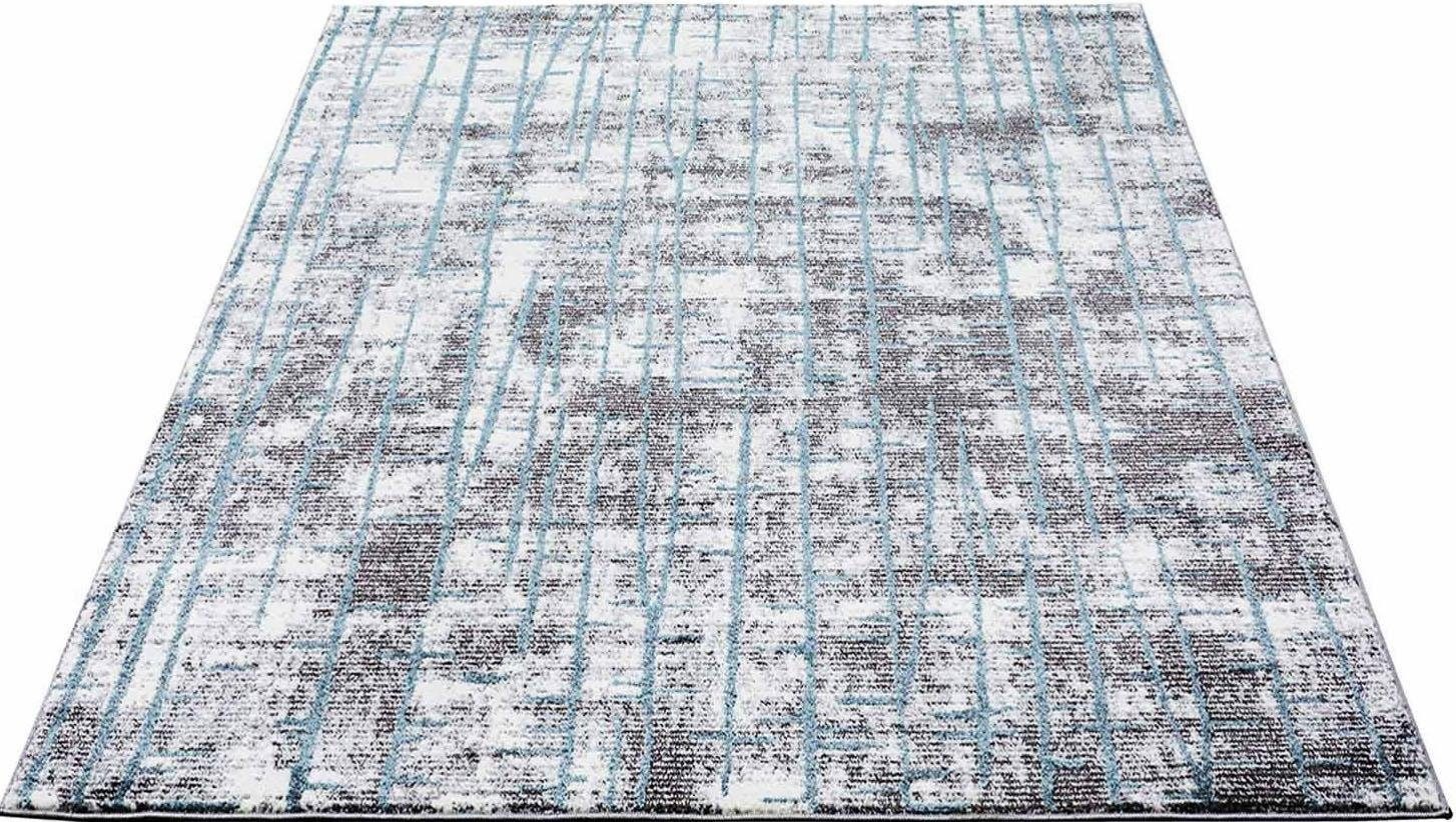 Carpet City Teppich »Moda 1139«, rechteckig, 11 mm Höhe, Läufer, weicher Kurzflor, abstrakt, Wohnzimmer