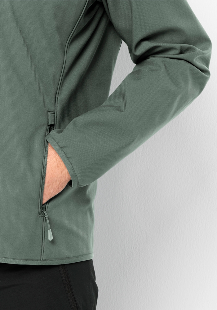 Jack Wolfskin Softshelljacke »BORNBERG HOODY M«, mit Kapuze