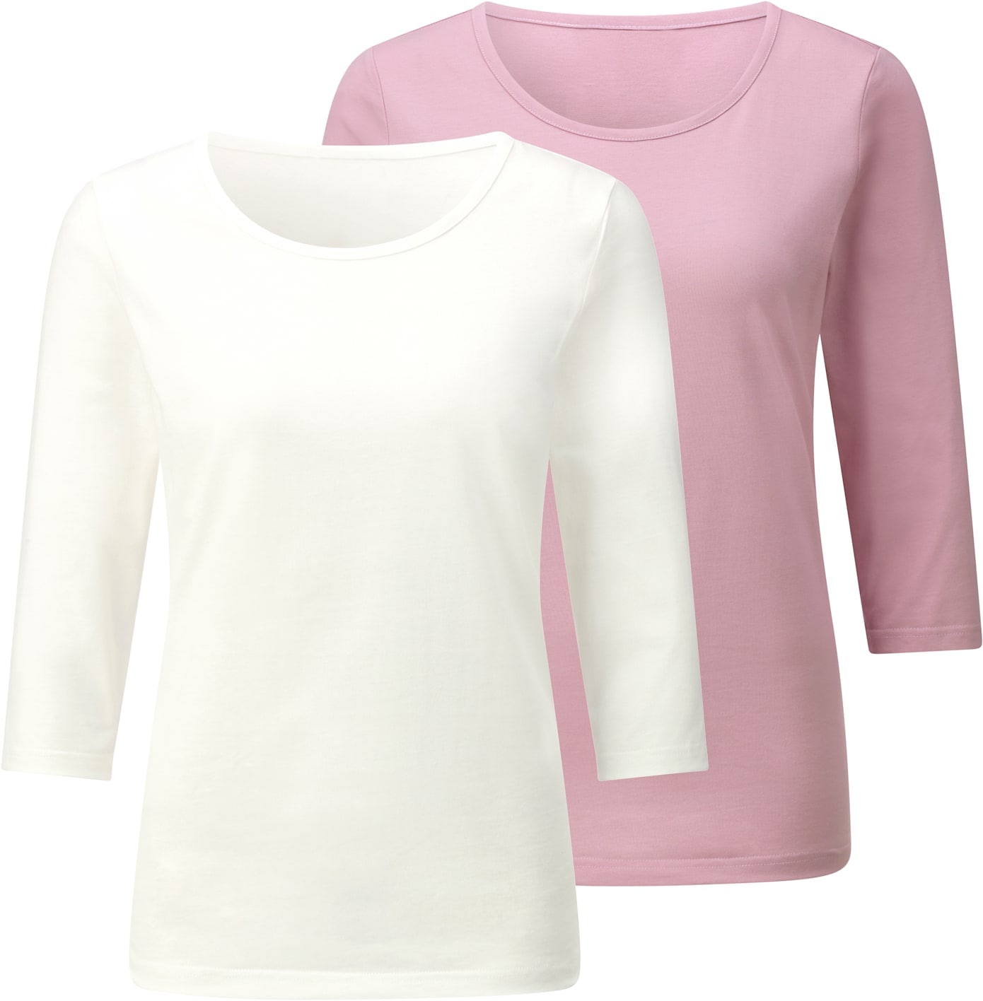 Casual Looks T-shirt à manches 3/4 »2er-Pack Shirts« 2 pièces