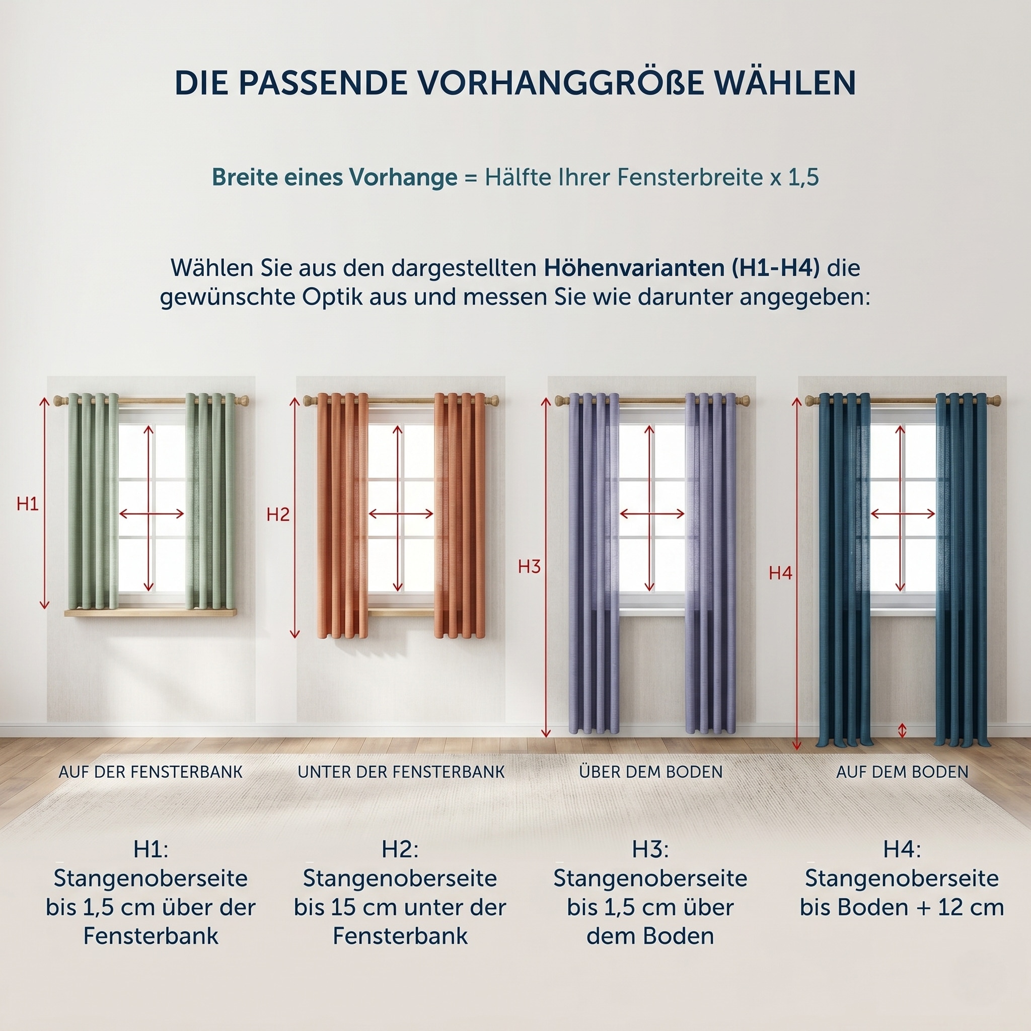 Wirth Vorhang »Sunday, nach Mass, 1 Stück, Kräuselband, halbtransparent« Kräuselband 1 Stk. tlg. nach Mass