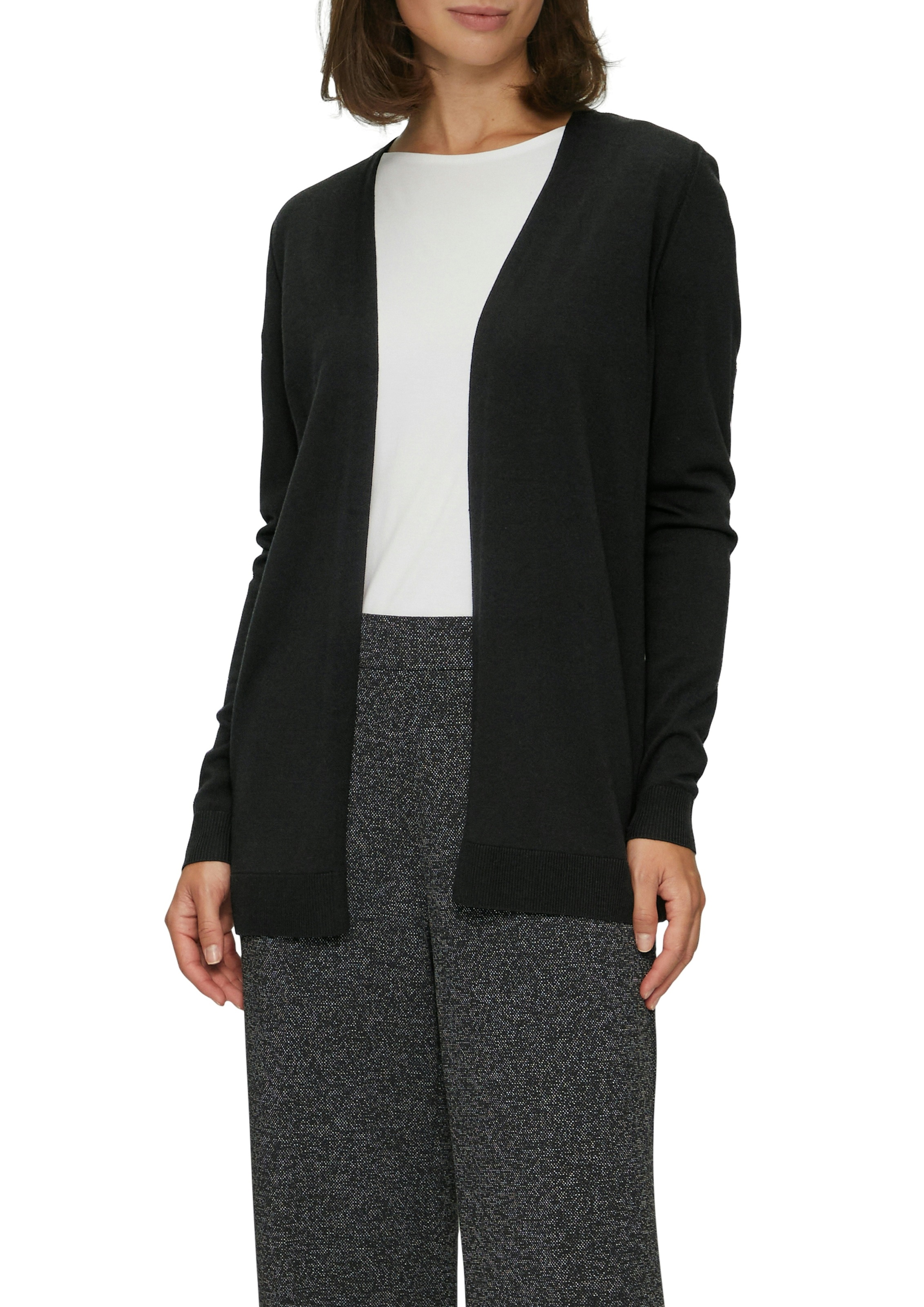 s.Oliver Veste en tricot maille fine sans fermeture