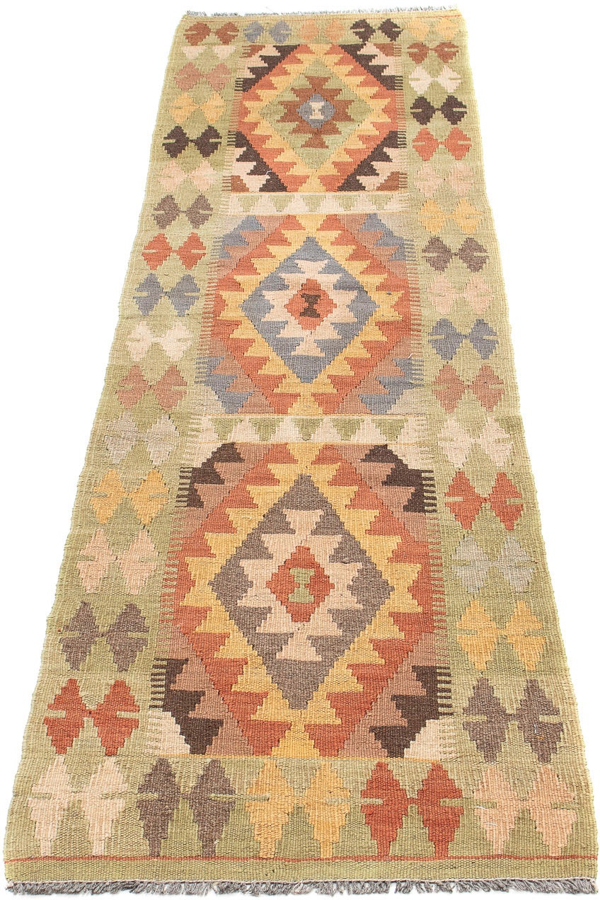 Image of morgenland Läufer »Kelim Maimene Medaillon 197 x 62 cm«, rechteckig, 0,5 mm Höhe, Wendeteppich bei Ackermann Versand Schweiz