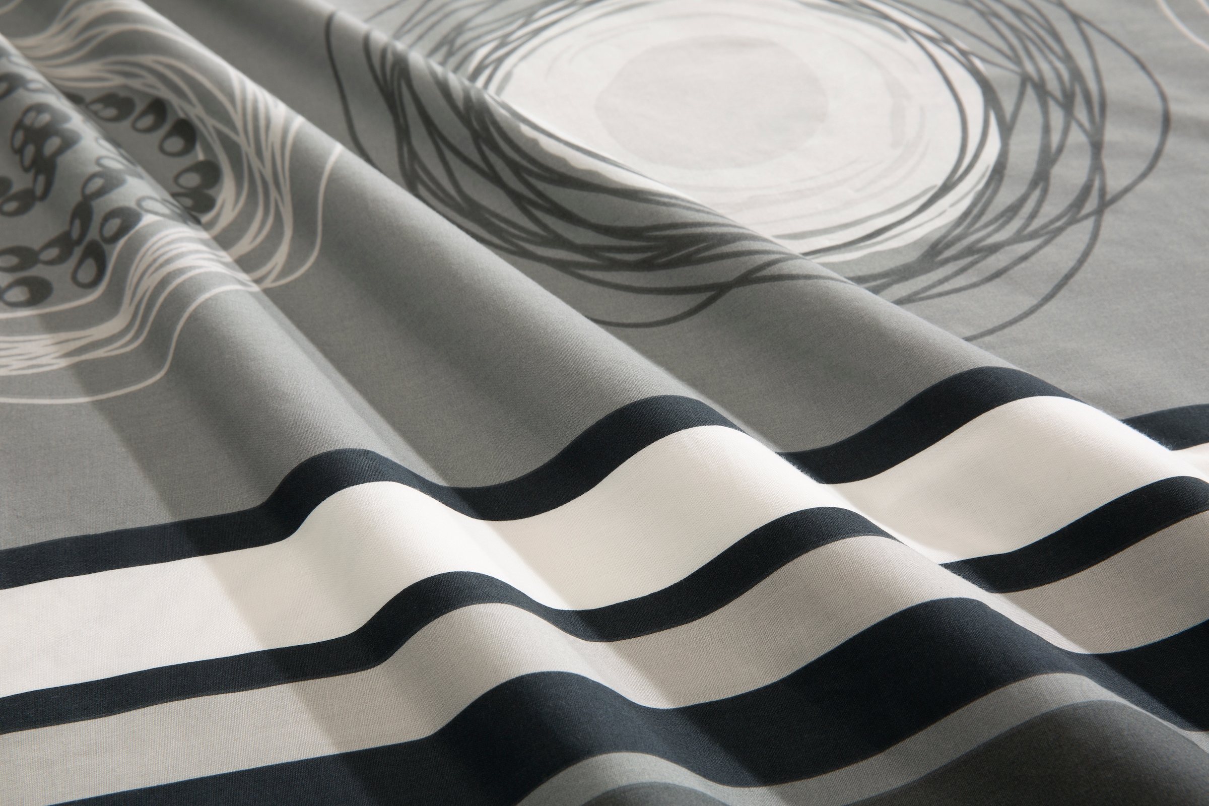 BIERBAUM Linge de lit »Florielle« 2 cuis in Gr. 135x200 oder 155x220 cm, 100% Baumwolle, Kreise