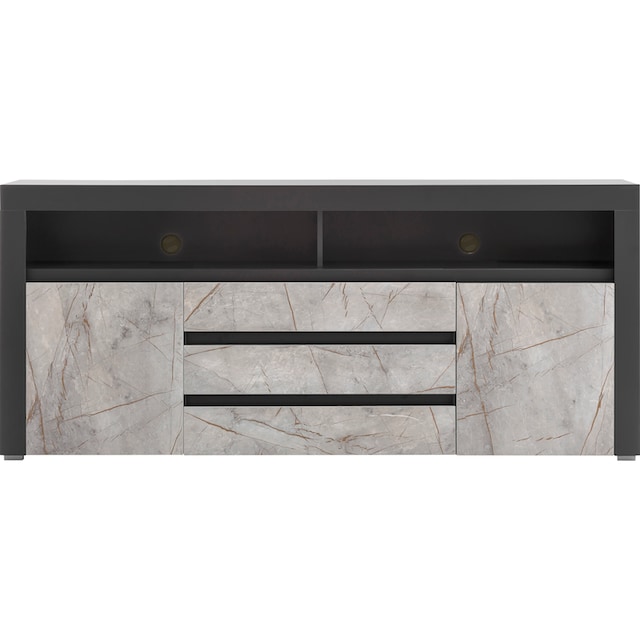 Home affaire Sideboard »Stone Marble«, mit einem edlen Marmor-Optik Dekor,  Breite 200 cm kaufen