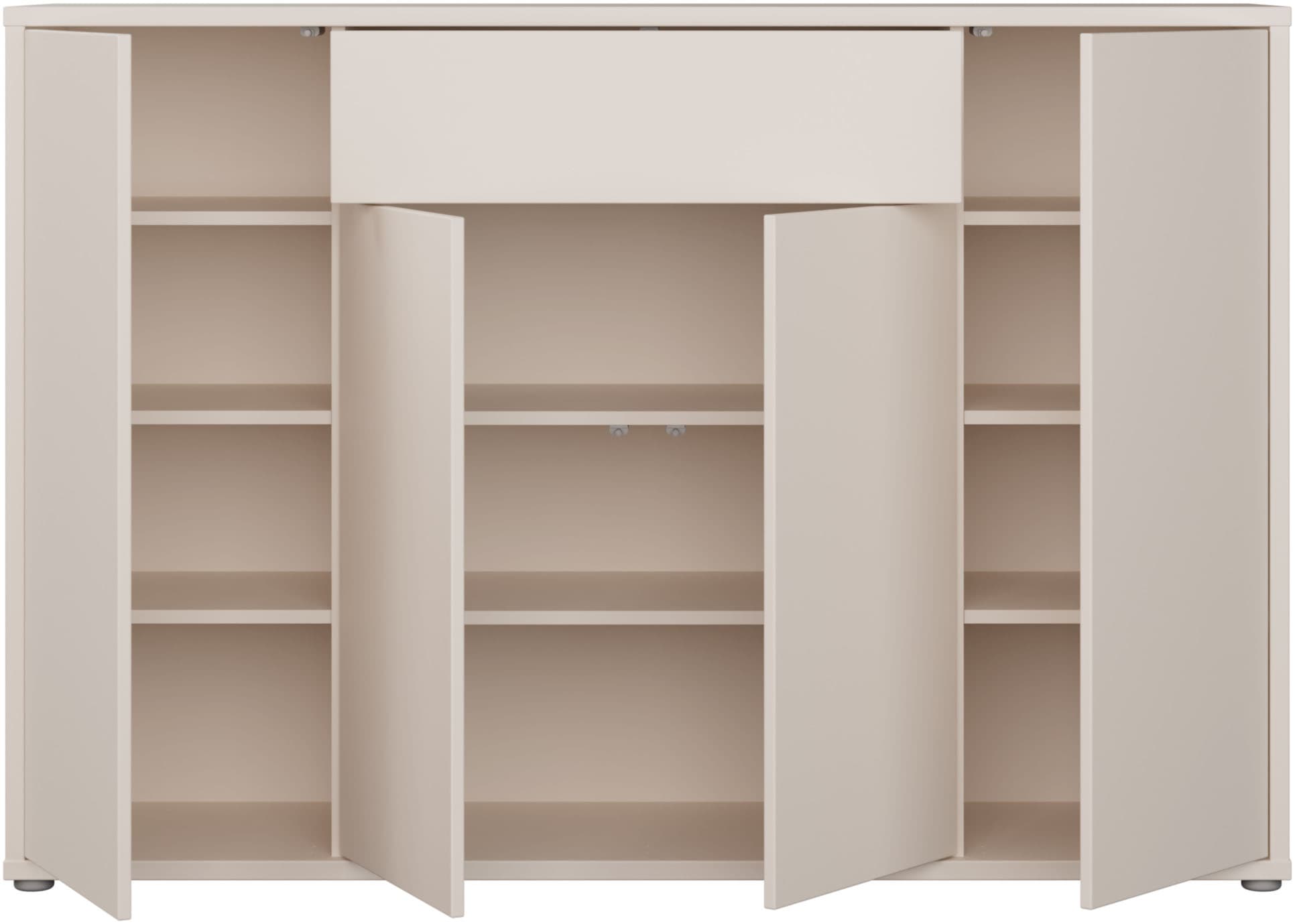 FORTE Armoire à chaussures »Alice Springs« L/H/P 143,9/99,1/34,9 cm push to open, 28 paires de chaussures