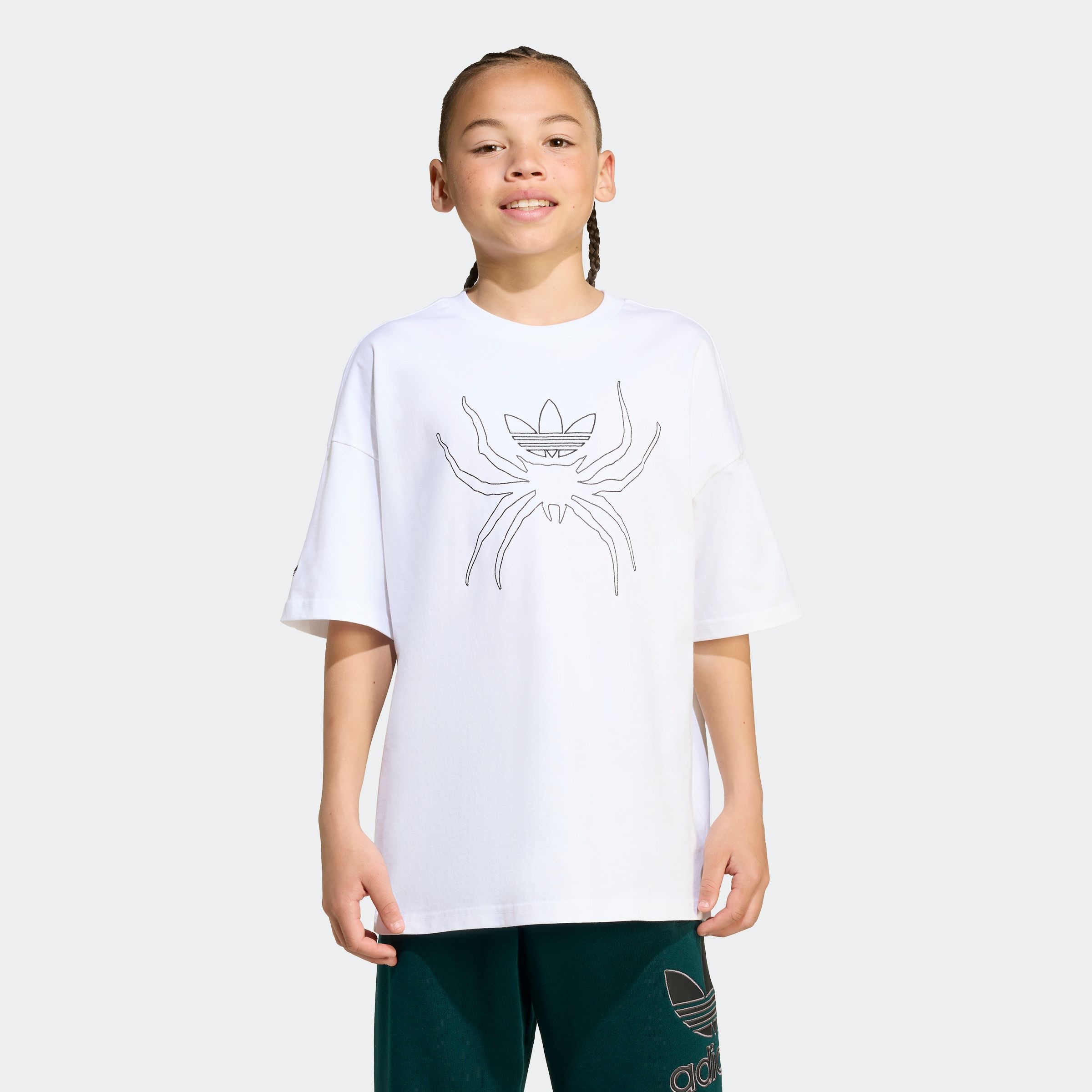 Image of adidas Originals T-Shirt "FÜR KINDER" sportlicher Stil, kurze Ärmel, mit Rundhalsausschnitt, für Kinder