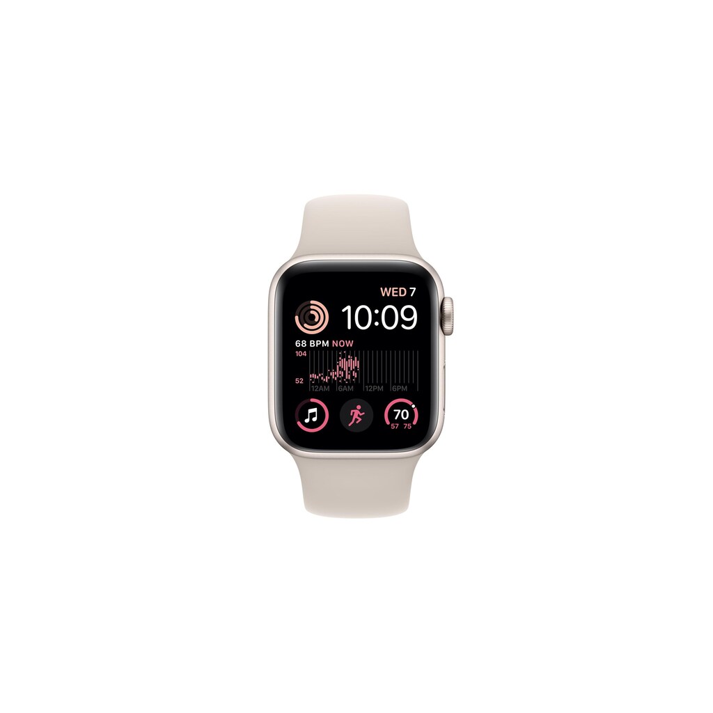 Apple Smartwatch »SE 2022, GPS, 40mm Aluminium-Gehäuse«, (Watch OS MNJP3FD/A)