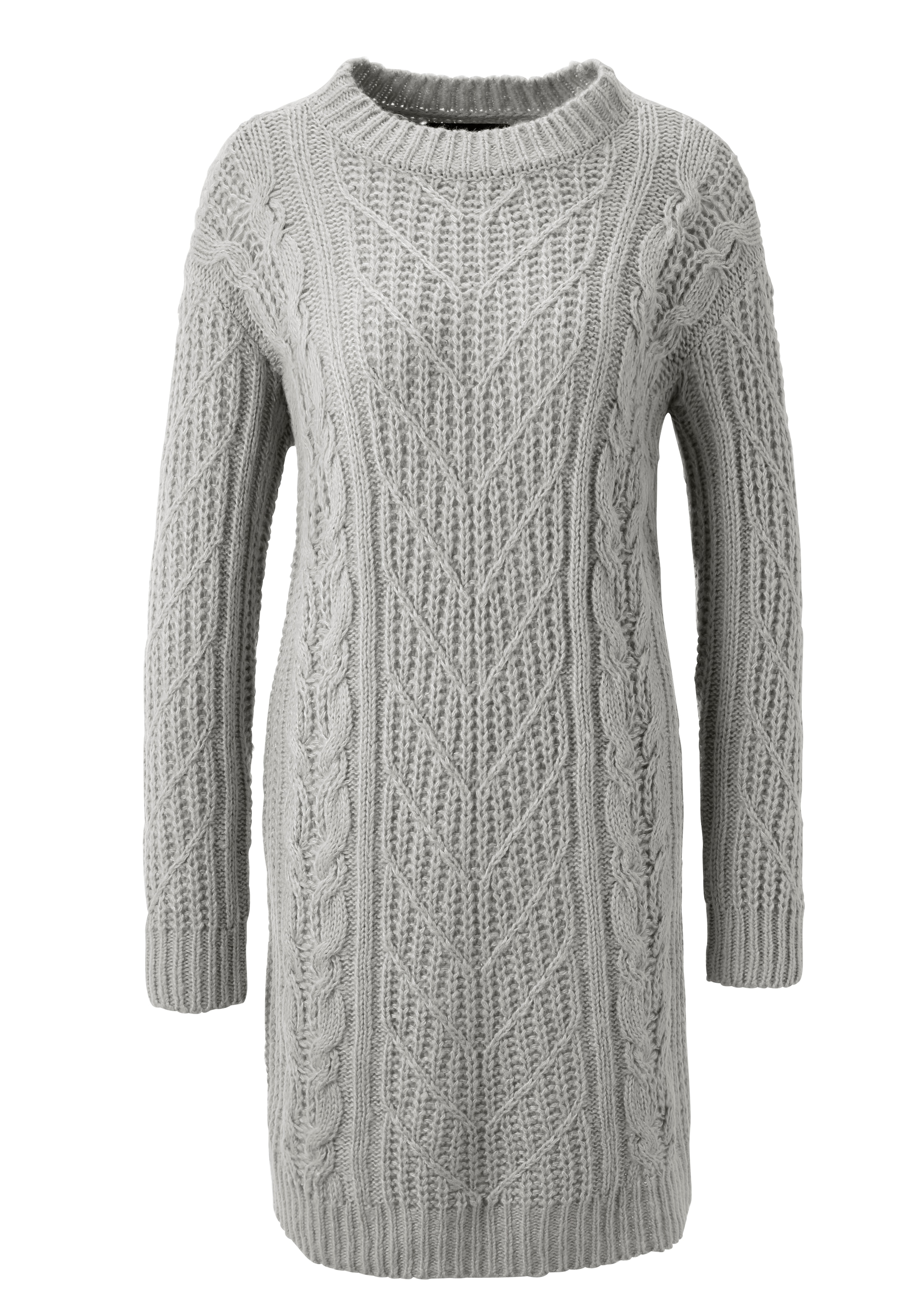 Aniston CASUAL Strickkleid, im trendigen Muster-Mix - NEUE KOLLEKTION