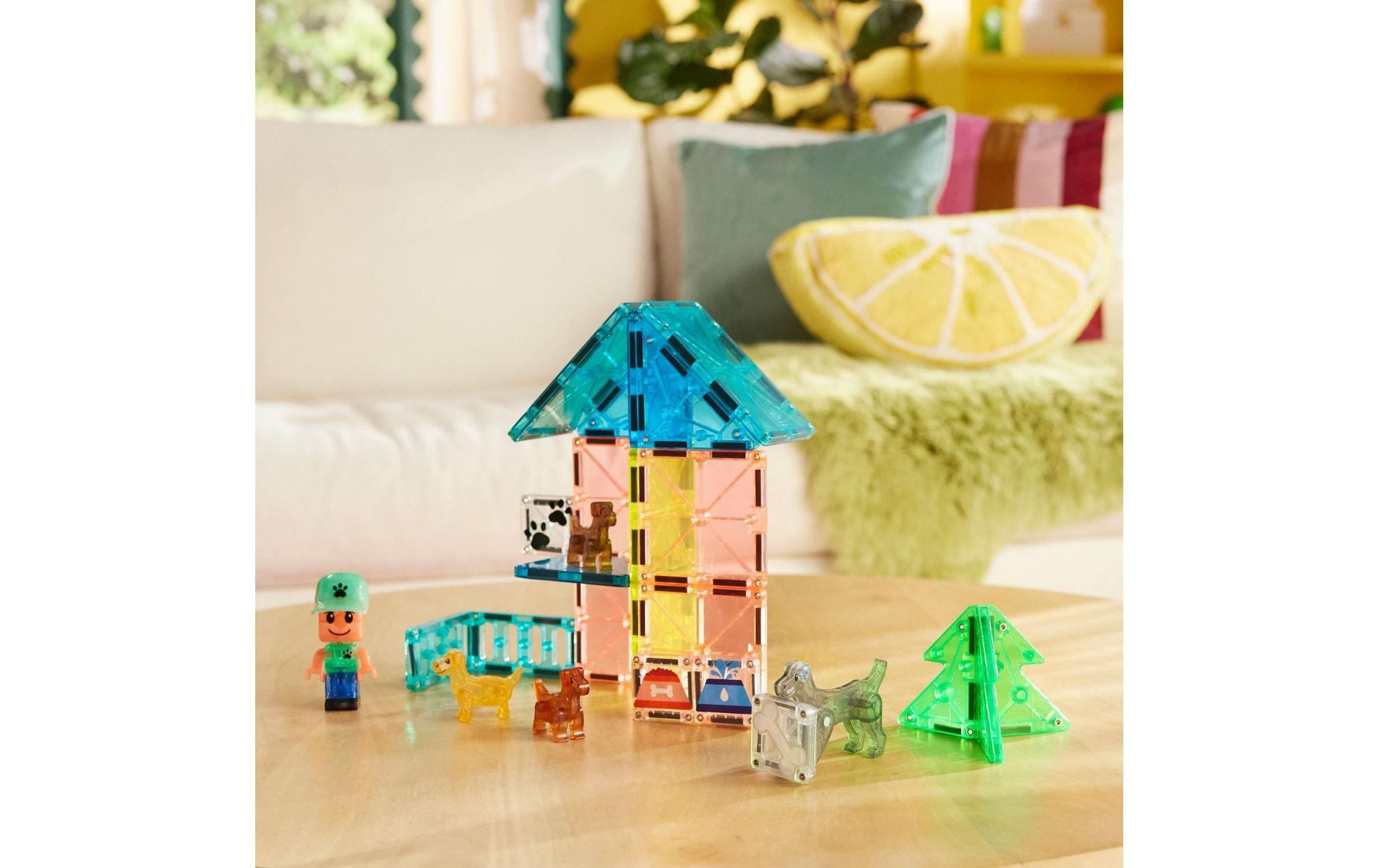   Steinbaukasten »Magna-Tiles Puppy Park 27 Teile«